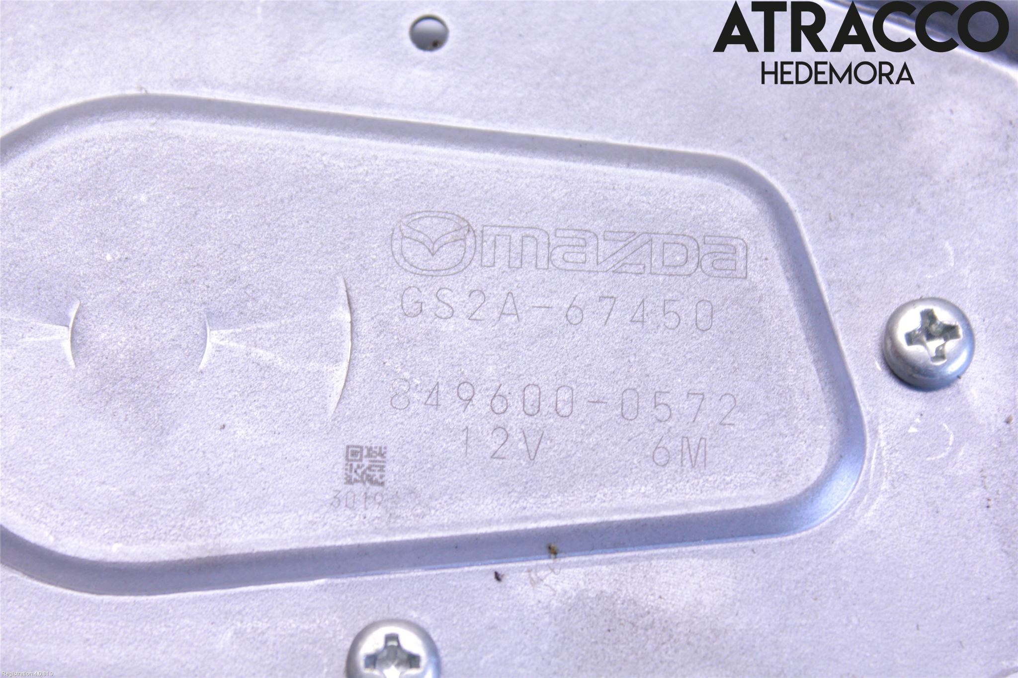 Mazda 6 08-13 Torkarmotor Baklucka