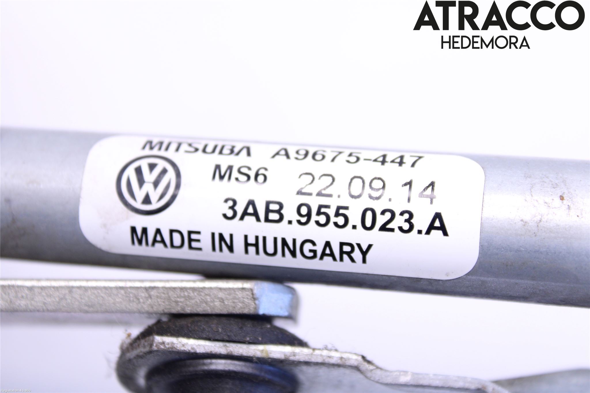 Volkswagen VW PASSAT 11-14 Torkarmekanism Vindruta