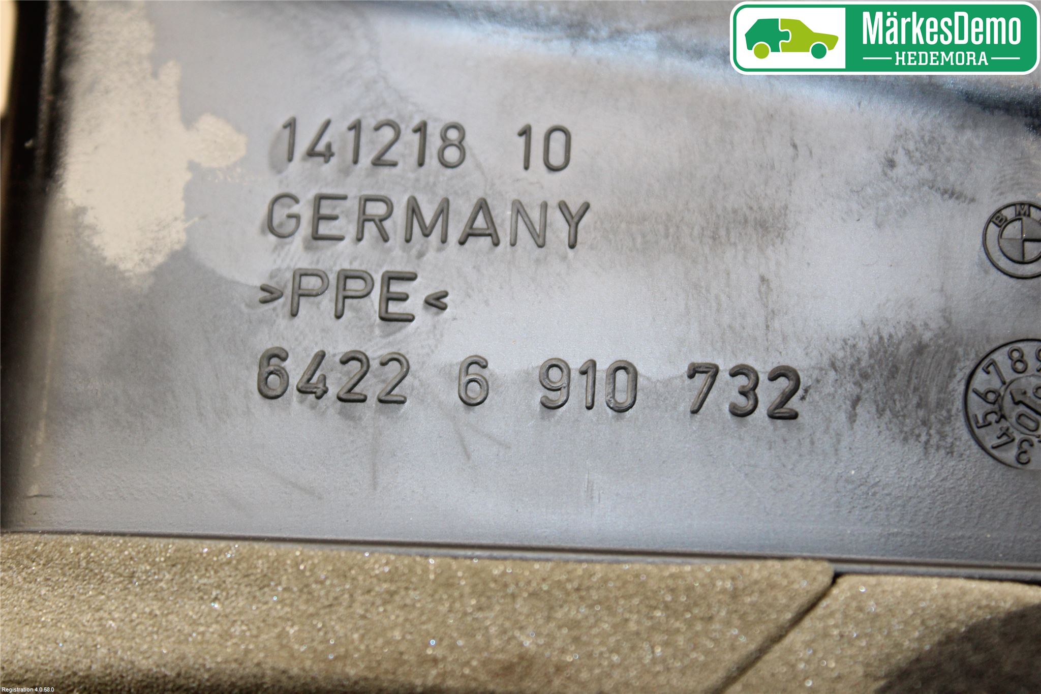 BMW 5 E60/61 Sed/Tou 02-10 Defrosterkanal-Munstycke
