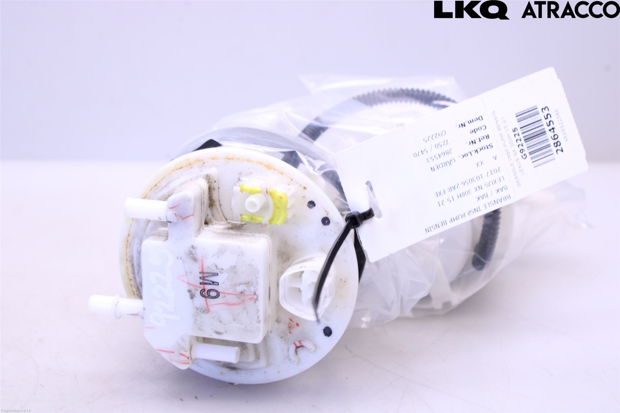 Lexus NX 300h 15-21 Bränsle Insppump Bensin