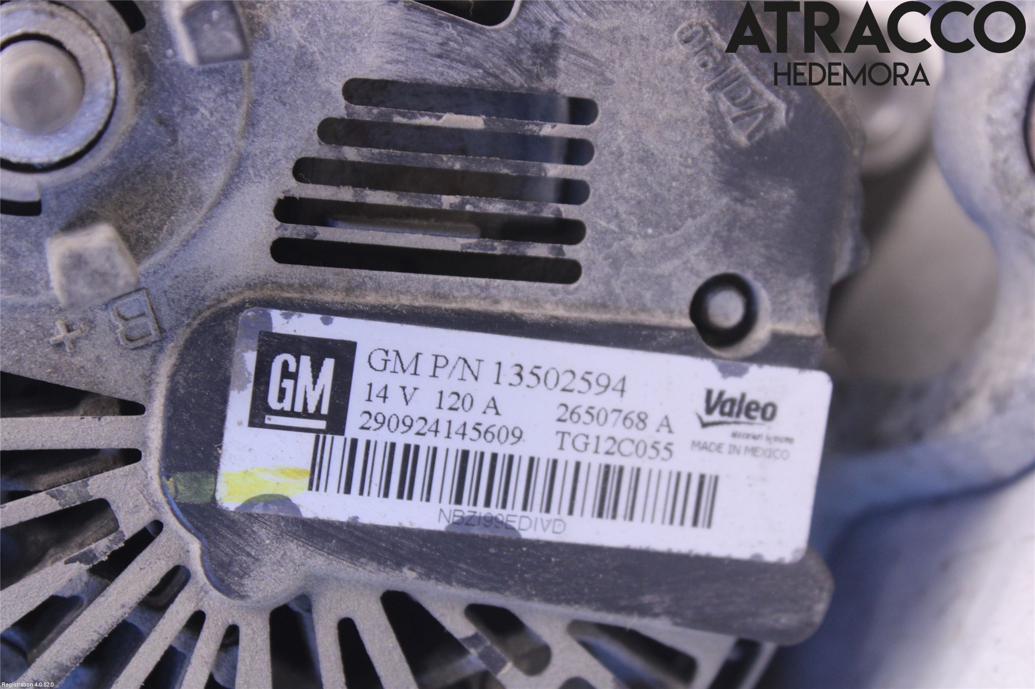 Opel ASTRA J 10-15 Generator