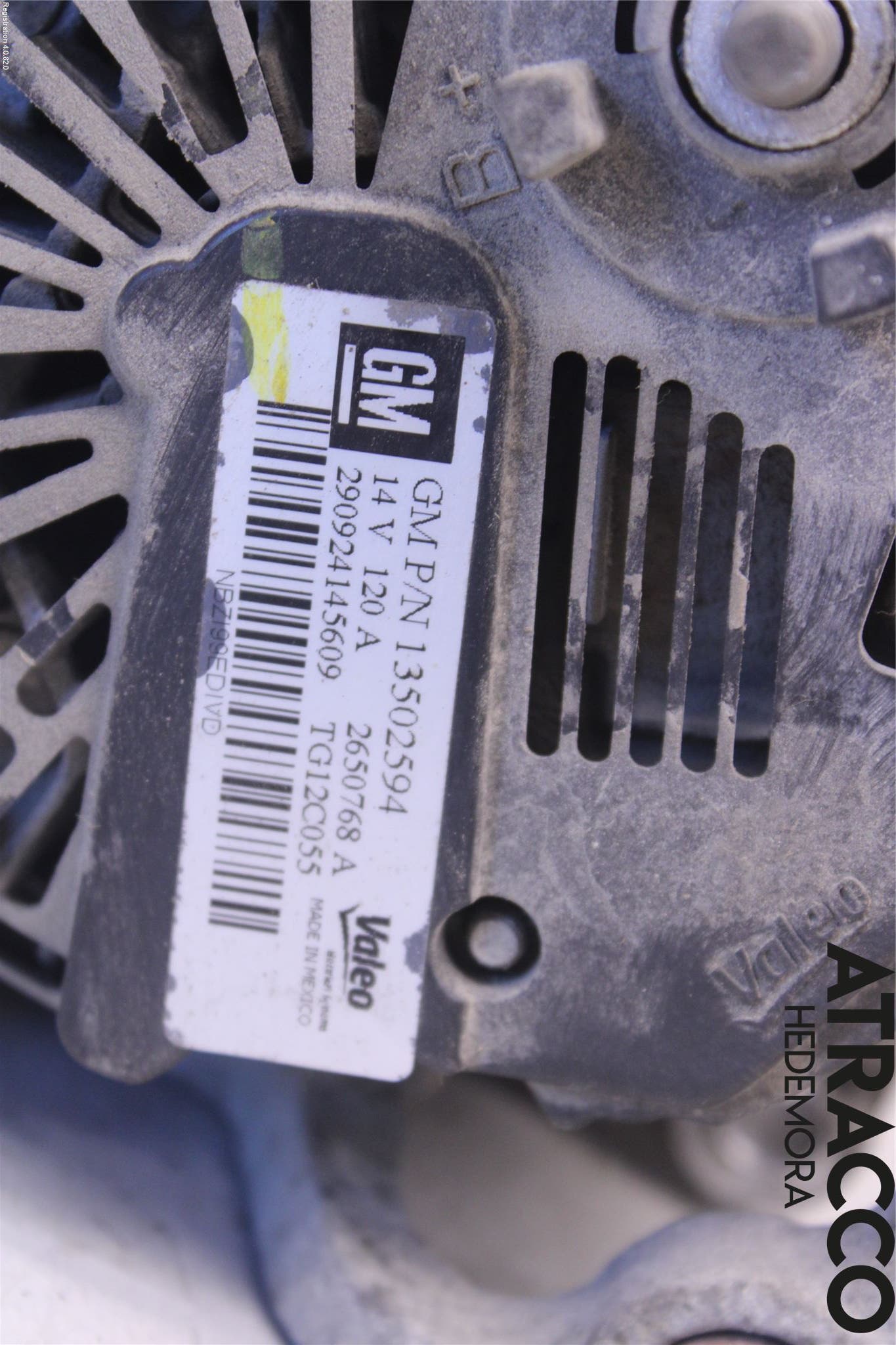 Opel ASTRA J 10-15 Generator