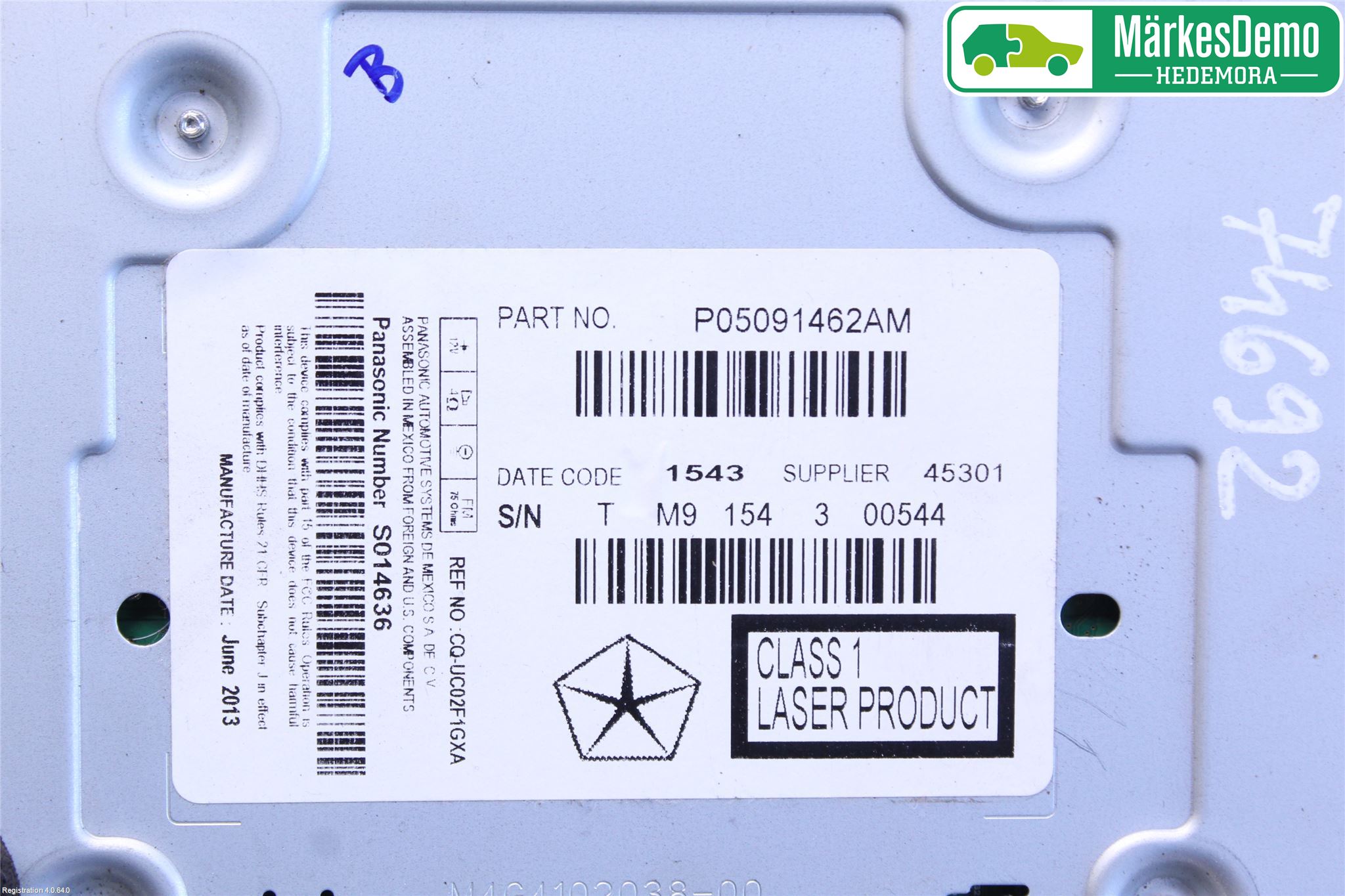 Fiat FREEMONT Cd Radio - Multimediapanel