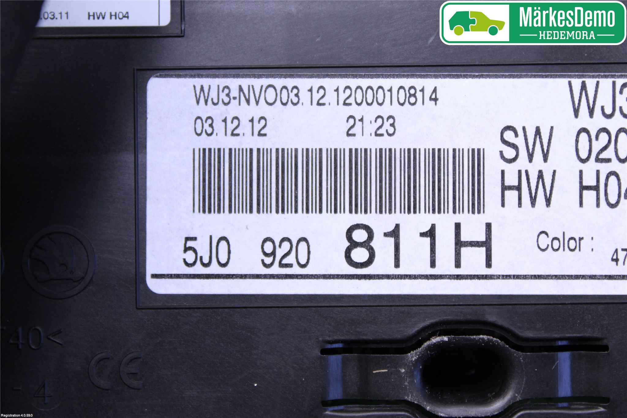 Skoda ROOMSTER Instrument Komb