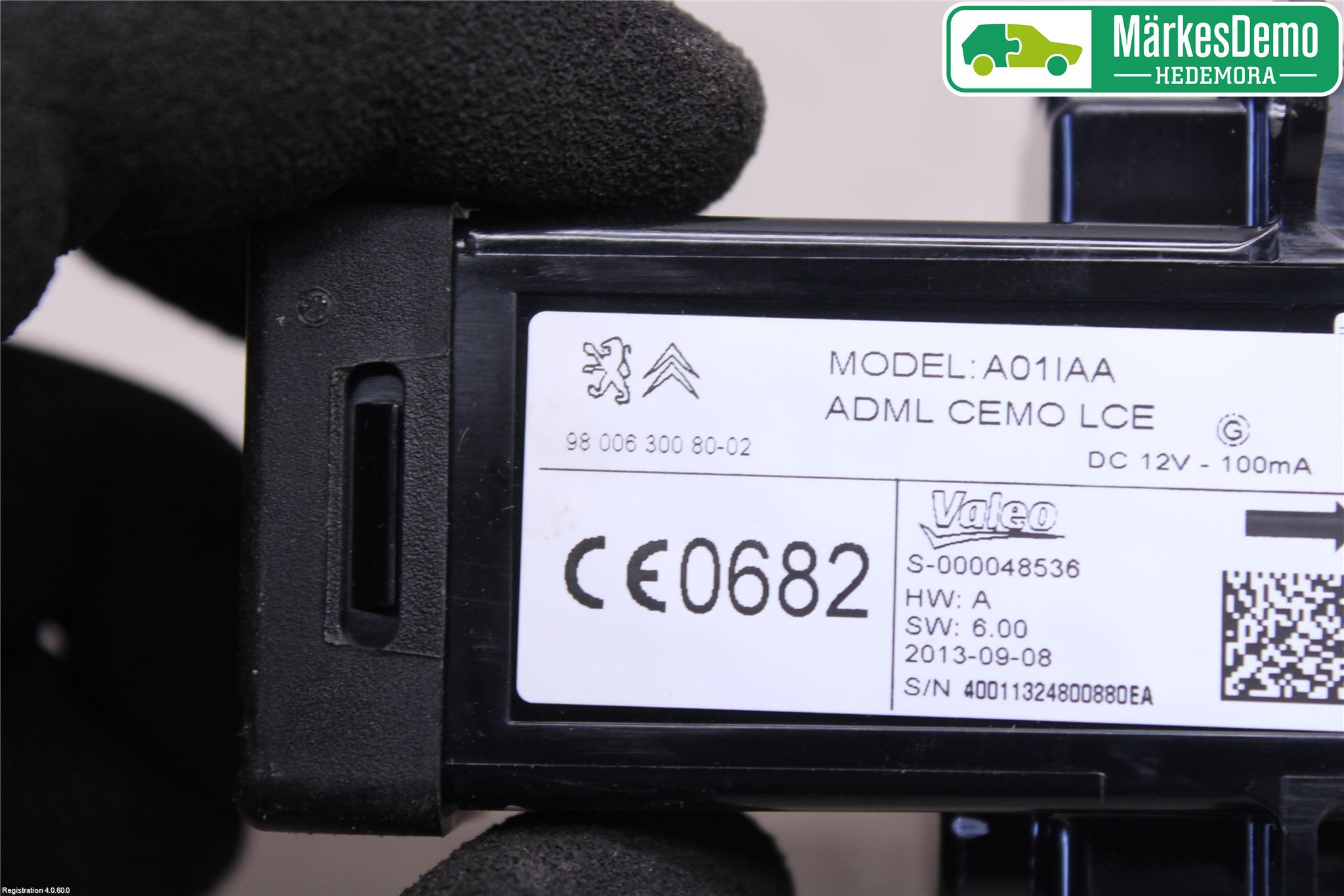 Citroen C4 GRAND PICASSO 14-18 Rattlås-Tändlås Elektrisk