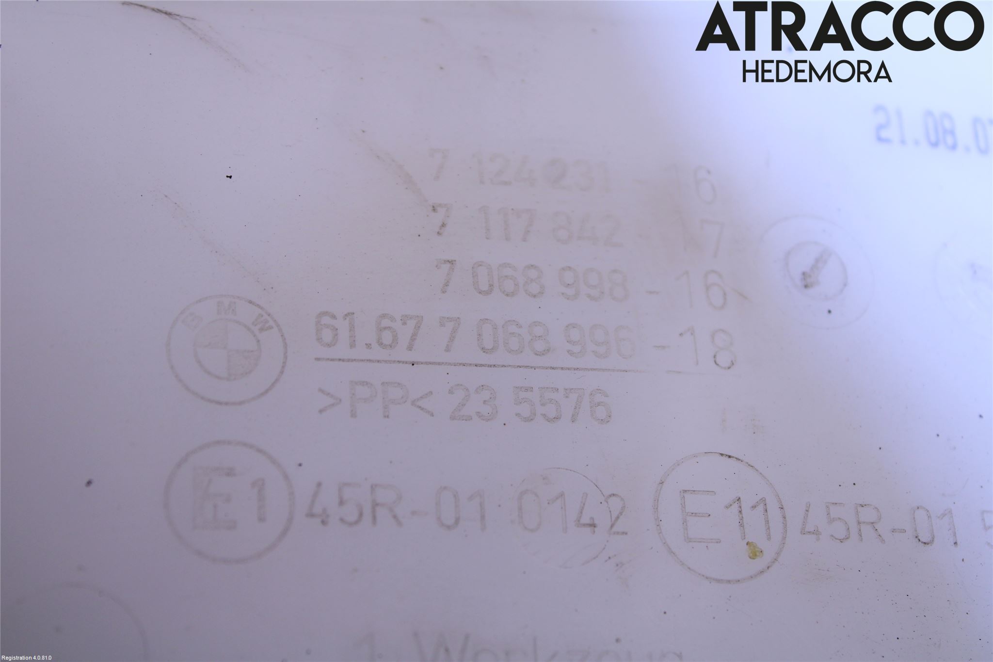 BMW 1 E87/81 5D/3D 03-11 Spolartank Vindruta-Strål