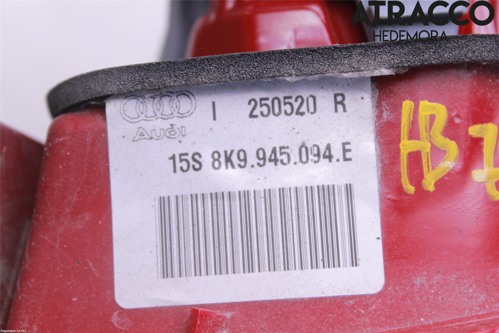 Audi A4 12-15 Bakljus Lucka Hö