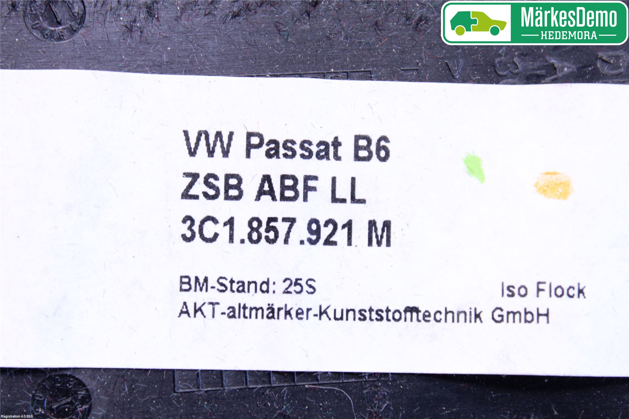 Volkswagen VW PASSAT 05-11 Instrumentbräda Förvaringsfack