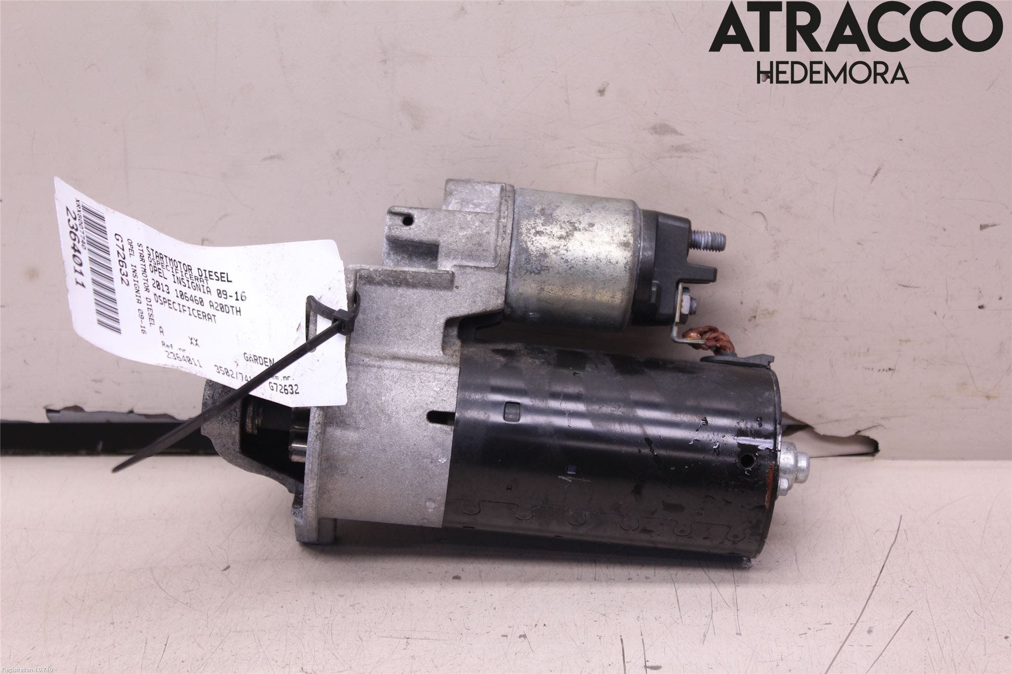 Opel INSIGNIA 09-16 Startmotor Diesel