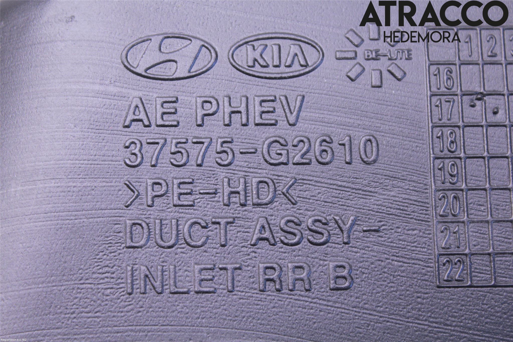 Hyundai IONIQ AE 17-22 Defrosterkanal-Munstycke