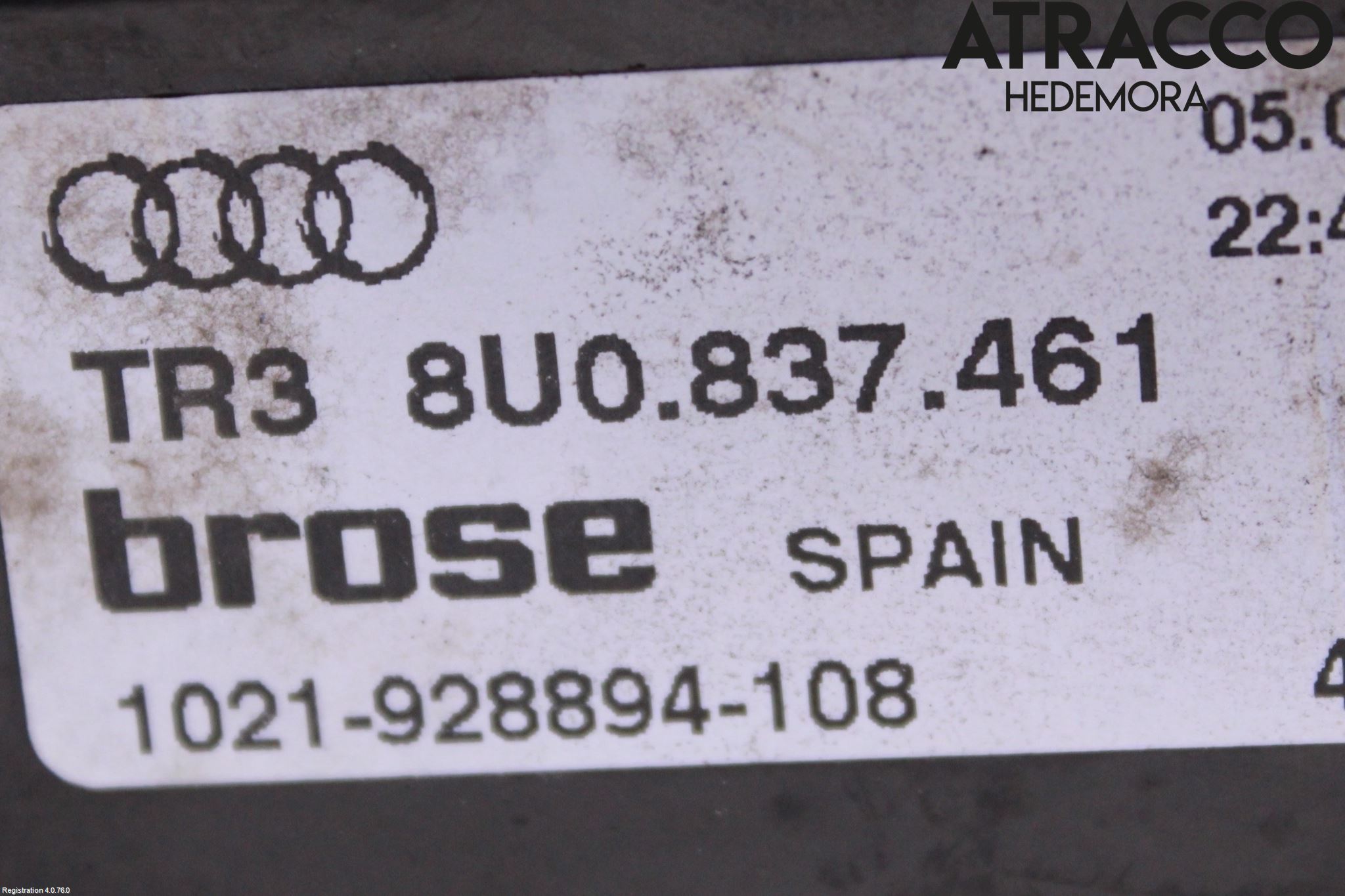 Audi Q3 8U 12-18 Fönsterhiss El Kompl