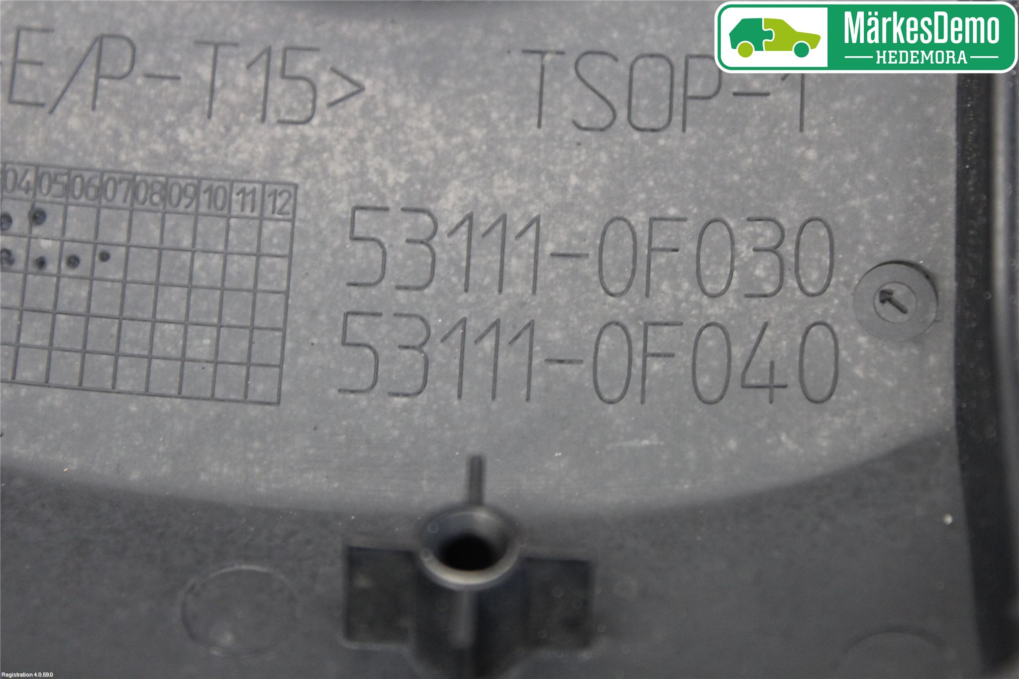 Toyota COROLLA VERSO 04-07 Grill Komp