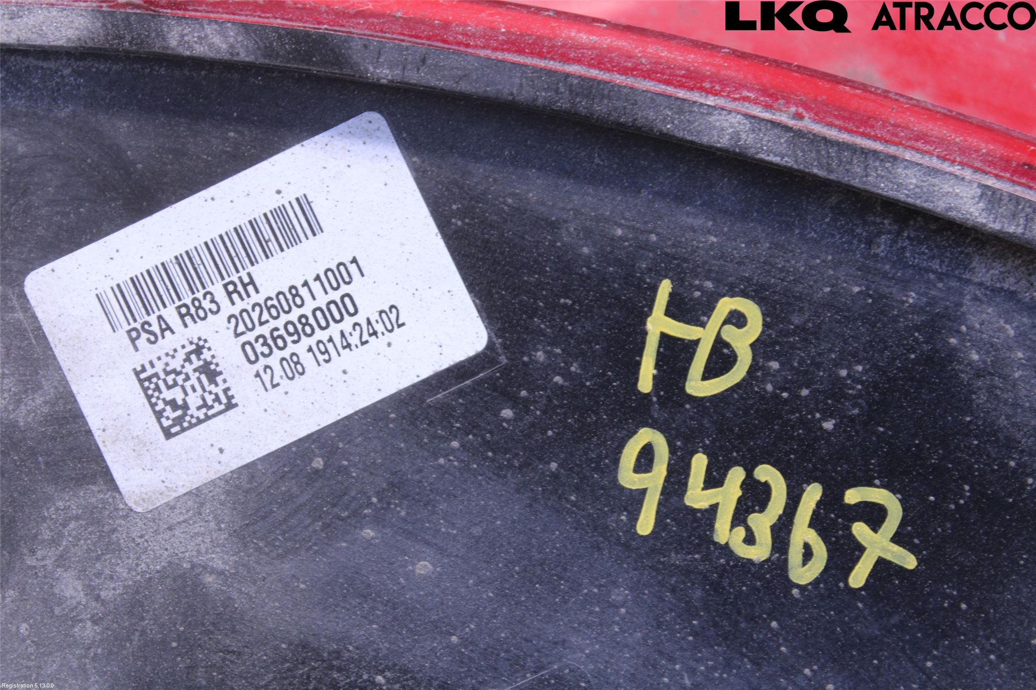 Peugeot 508 19- Dimljus/Reflex Bak