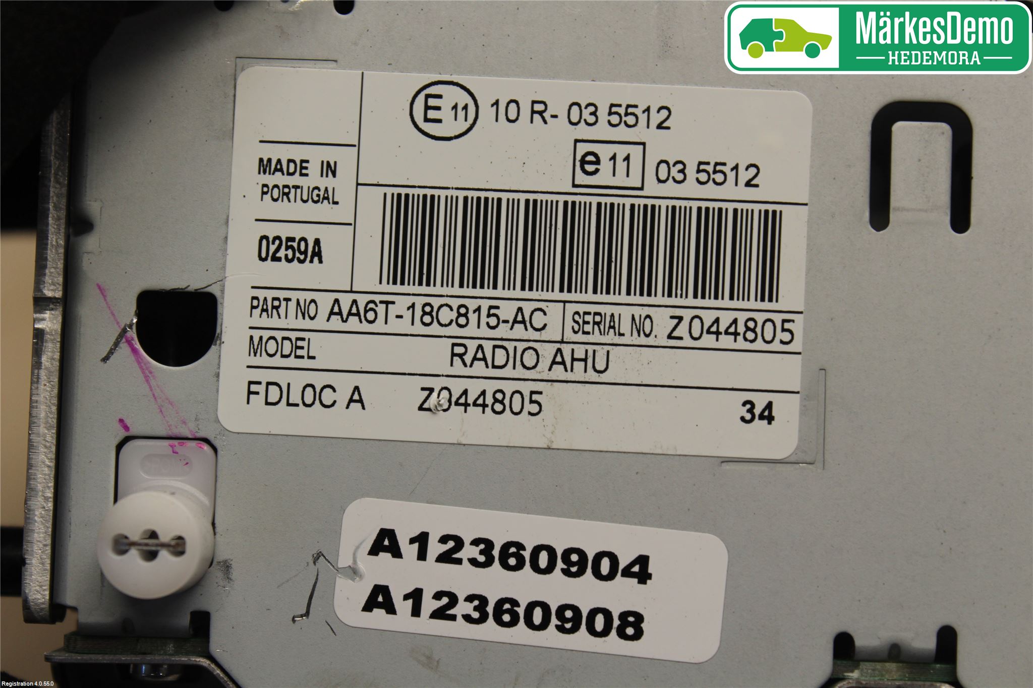 Ford FIESTA 09-12 Cd Radio - Multimediapanel