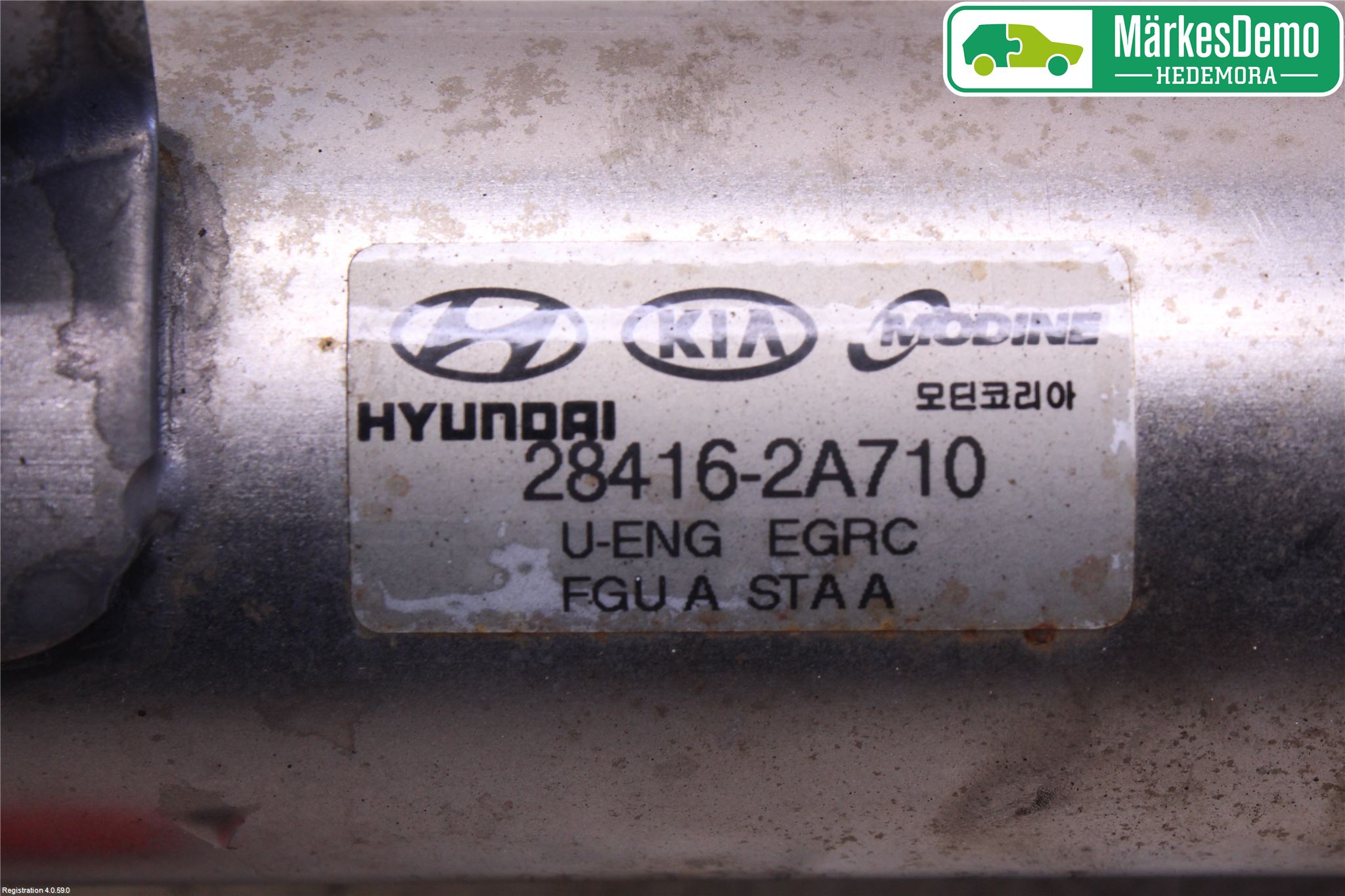 Kia SOUL 09- Avgaskylare