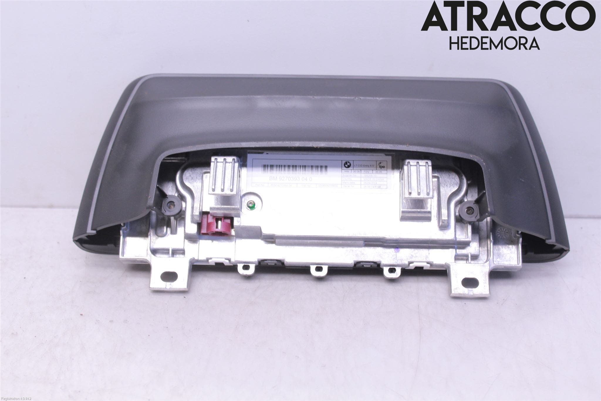 BMW 3 F30/F31/F80 12-19 Bildskärm