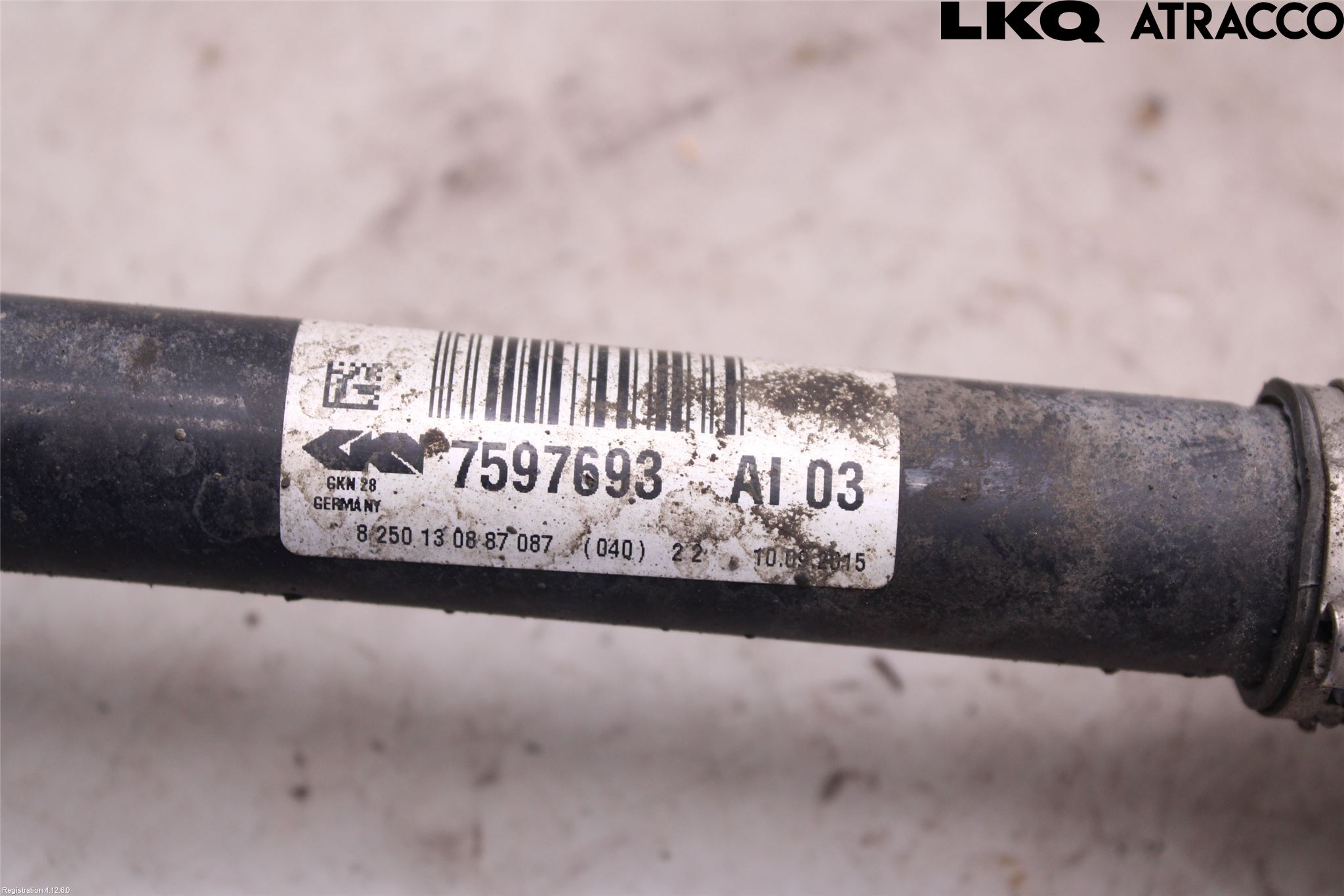 BMW 4 F32/F33/F82/F83 13-20 Drivaxel Fram Vänster