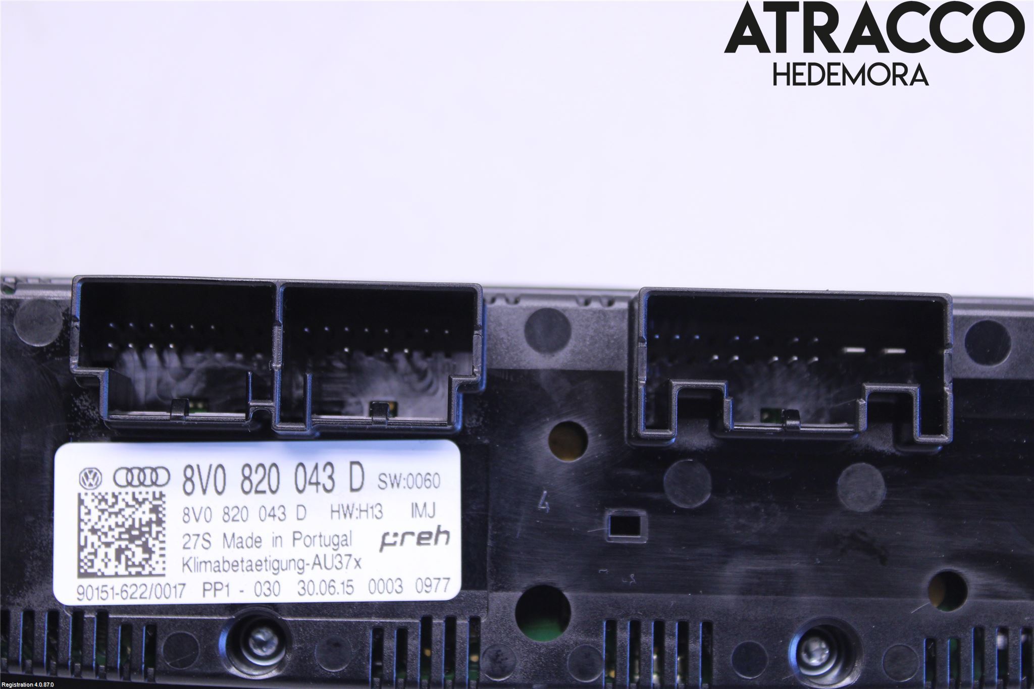 Audi A3/S3 8V 13-20 Ac Styrenhet Ac Manöveren