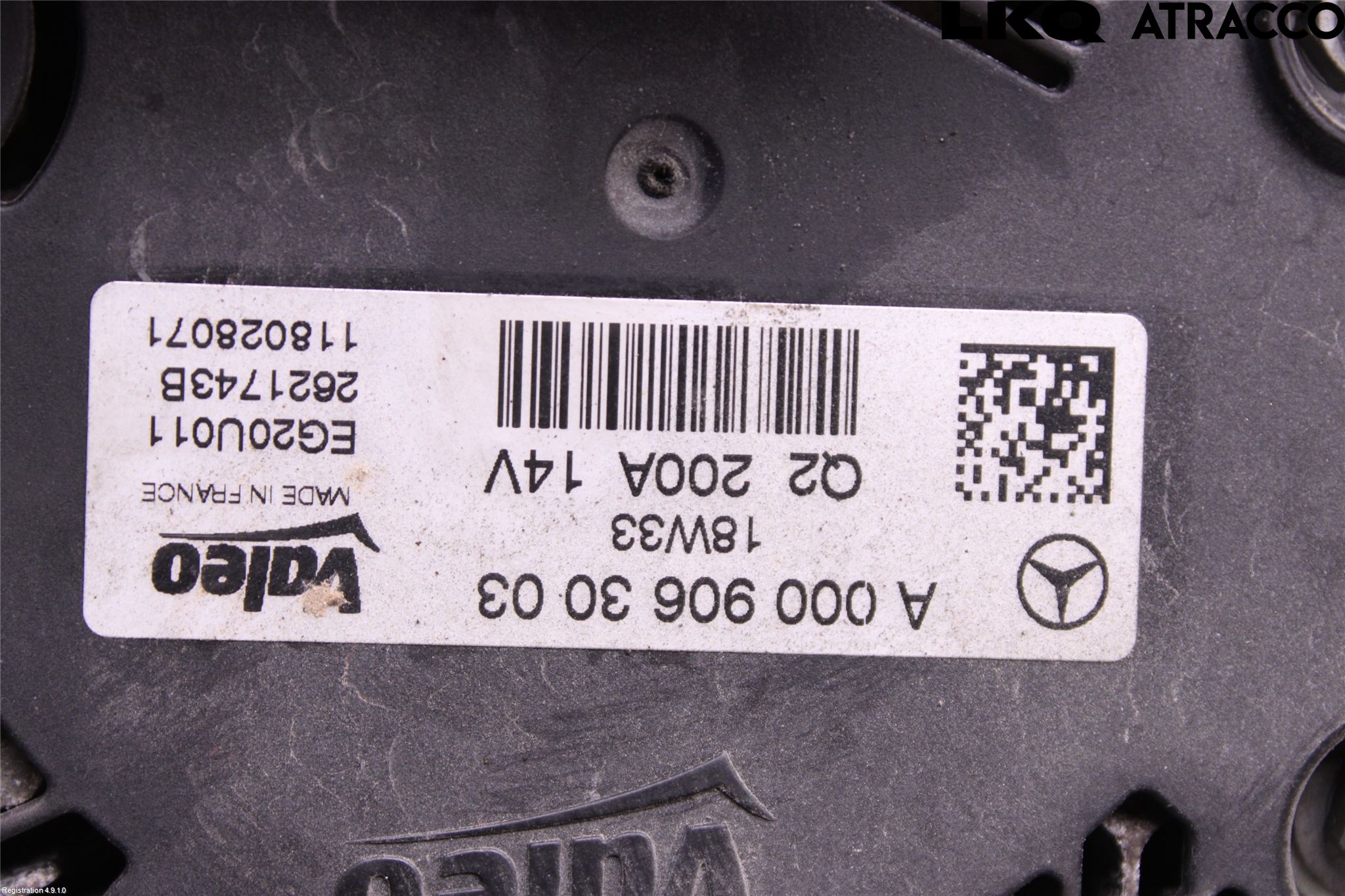 Mercedes-Benz MB C-KLASS (W205) 14-21 Generator