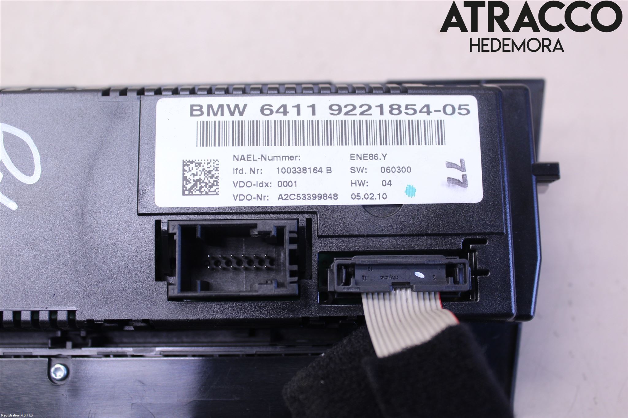 BMW 3 E92/93 Coupé/Cab 05-14 Ac Styrenhet Ac Manöveren