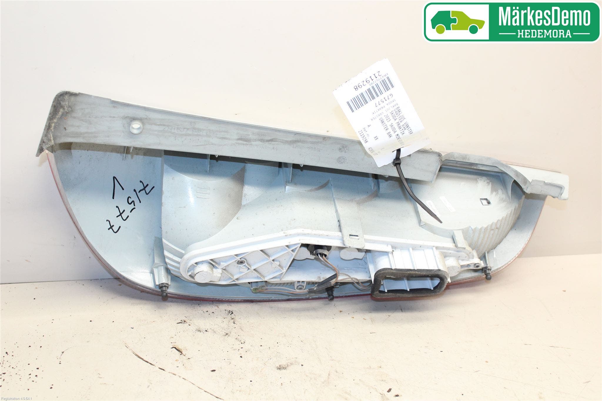 Skoda PRAKTIK Bakljus Vänster