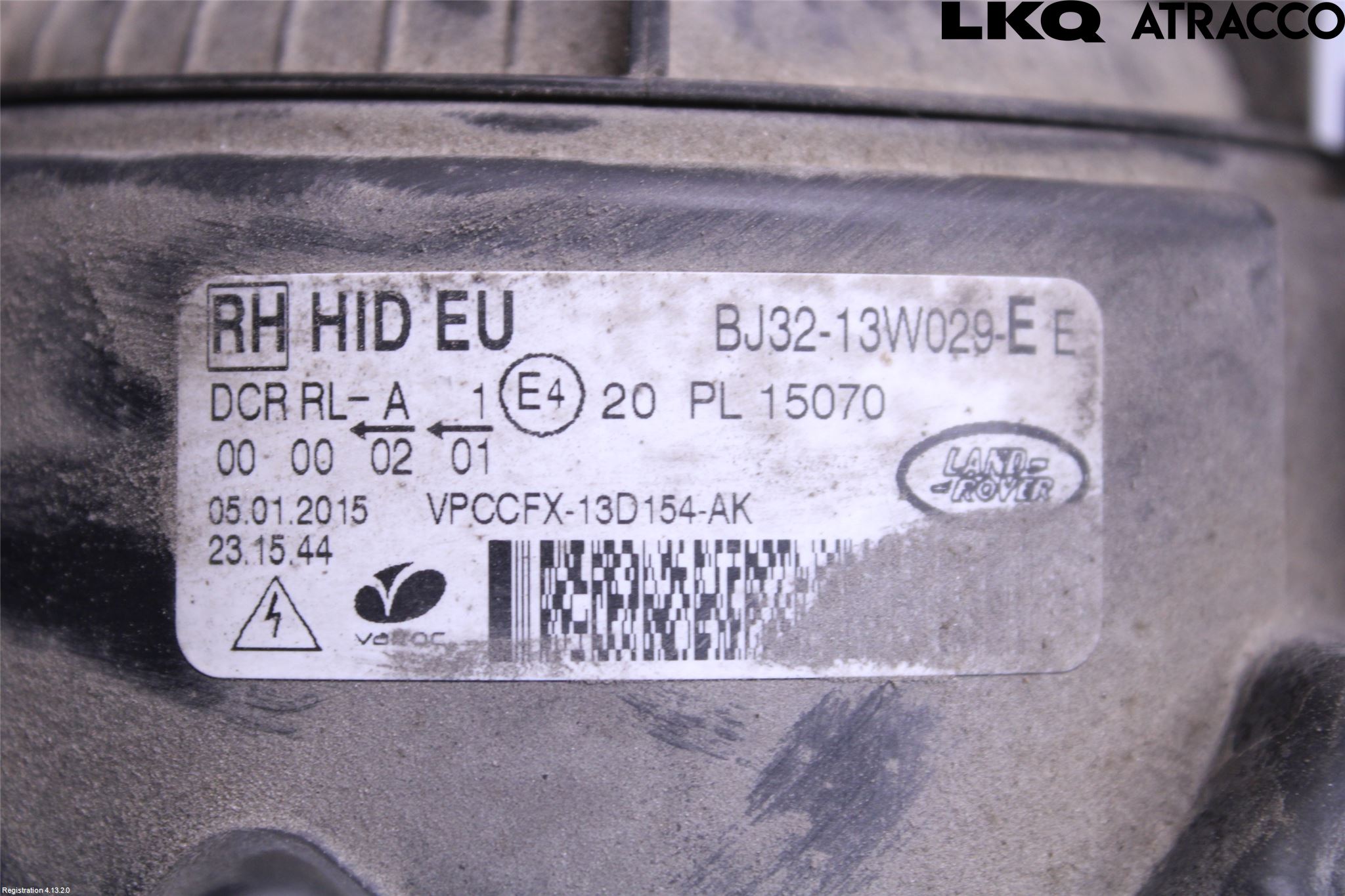 Landrover LAND ROVER RANGE ROVER EVOQUE (L538) 11-18 Strålkastare Höger