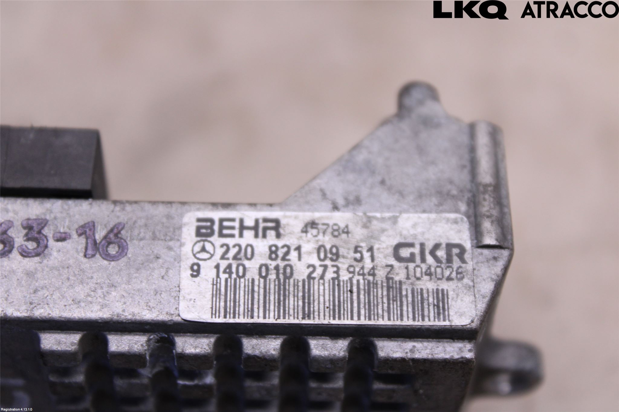 Mercedes-Benz MB S-KLASS (W220)  99-05 Värmefläktsmotstånd