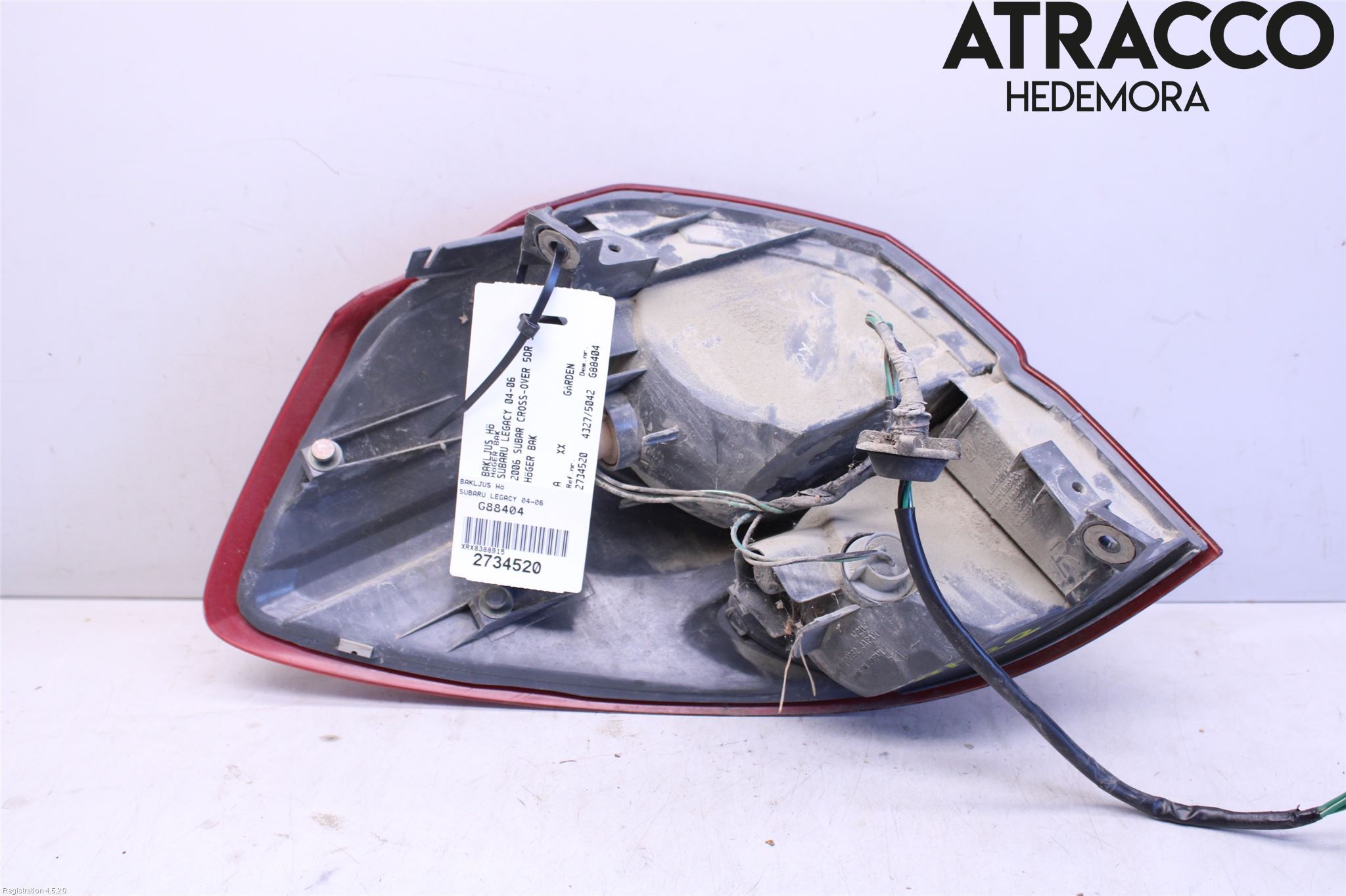 Subaru LEGACY    04-06 Bakljus Höger