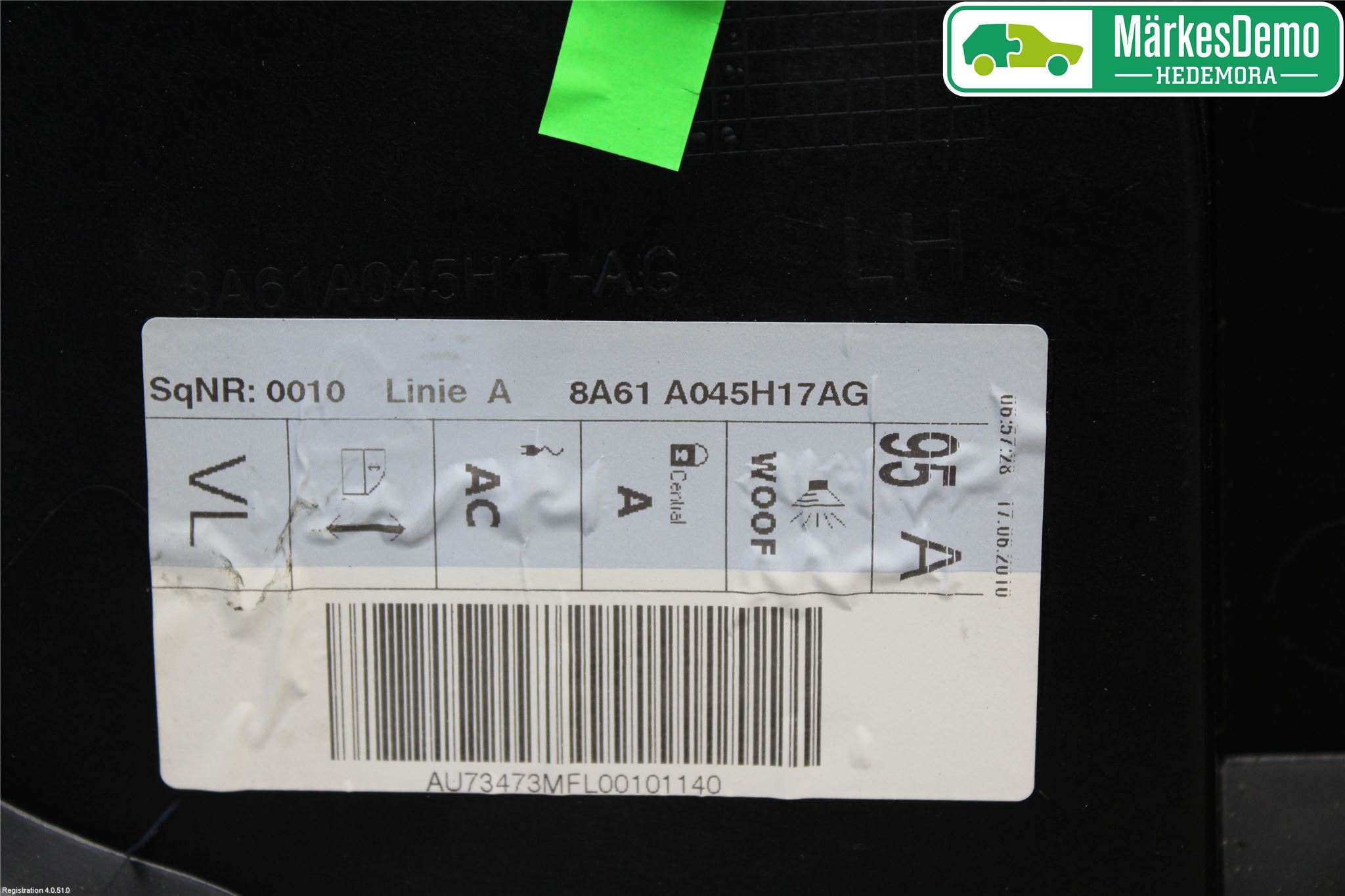 Ford FIESTA 09-12 Fönsterhiss El Kompl