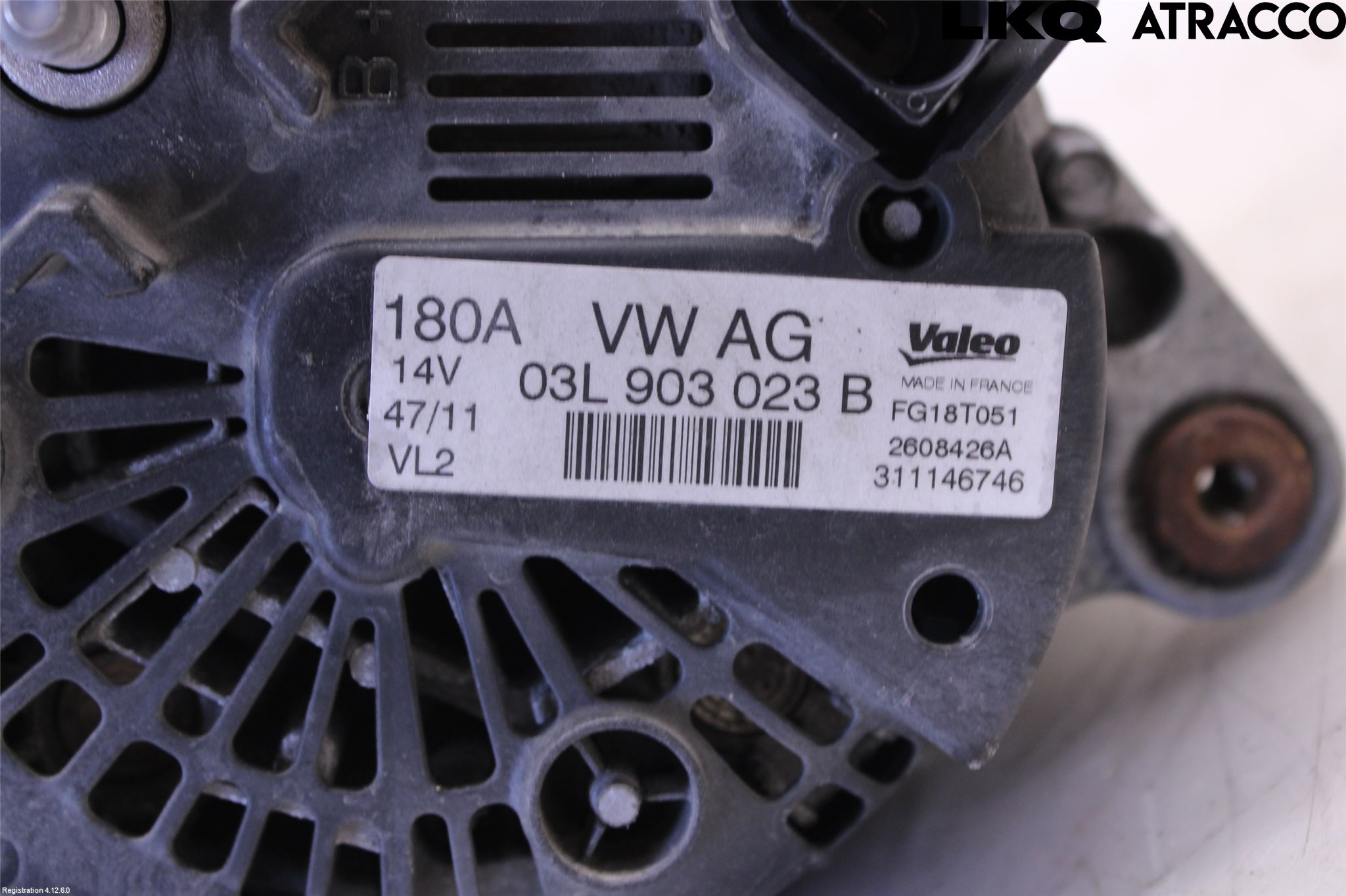 Volkswagen VW PASSAT 11-14 Generator
