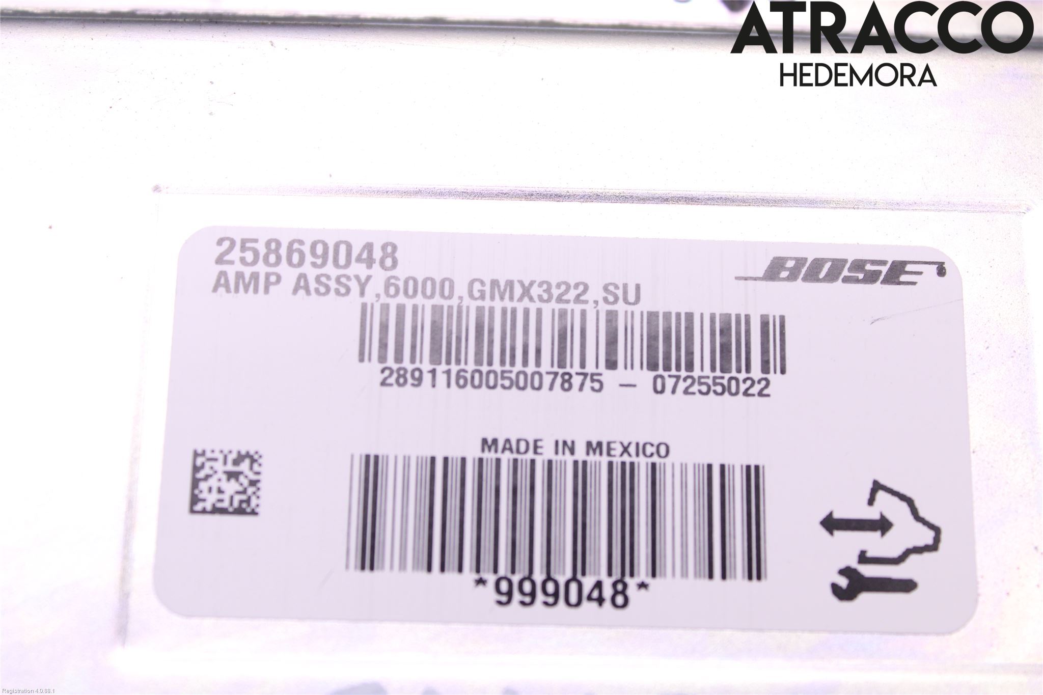 Cadillac CTS Radio-Stereo Förstärkare