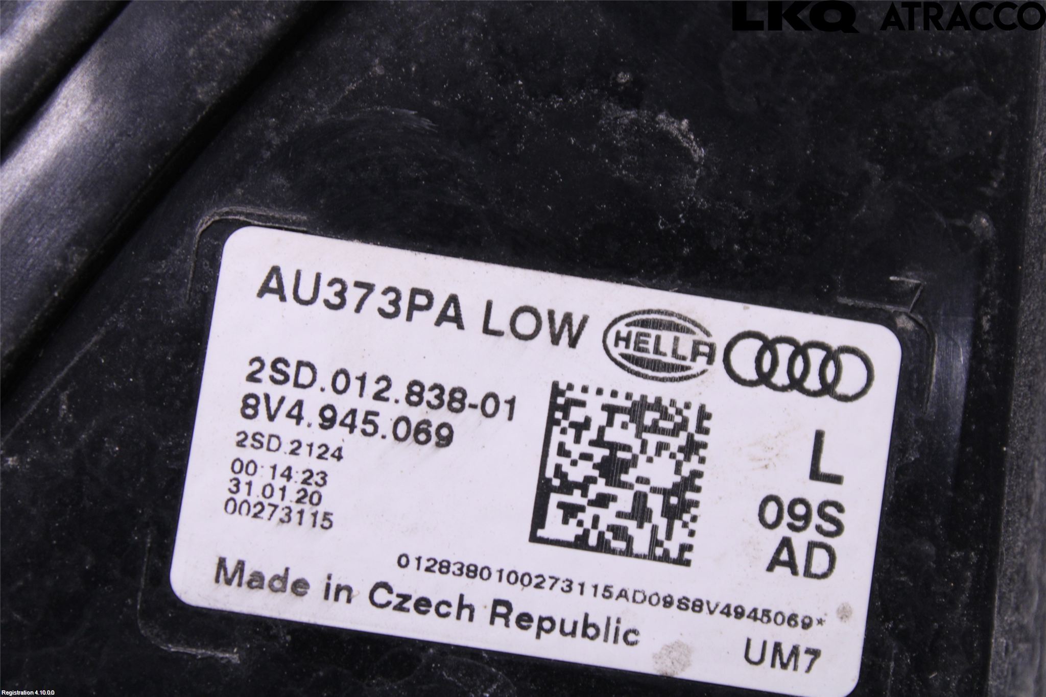 Audi A3/S3 8V 13-20 Bakljus Vänster