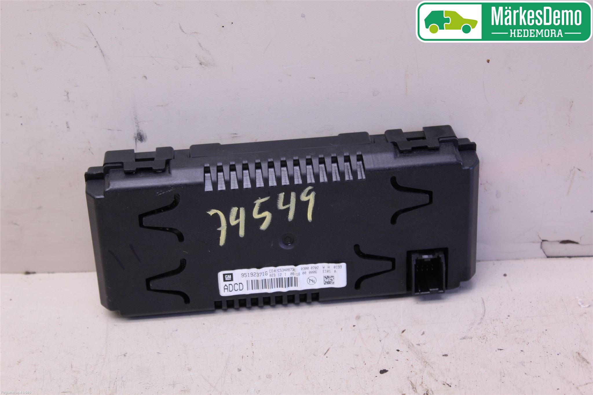 GM CHEVROLET CRUZE Färddator