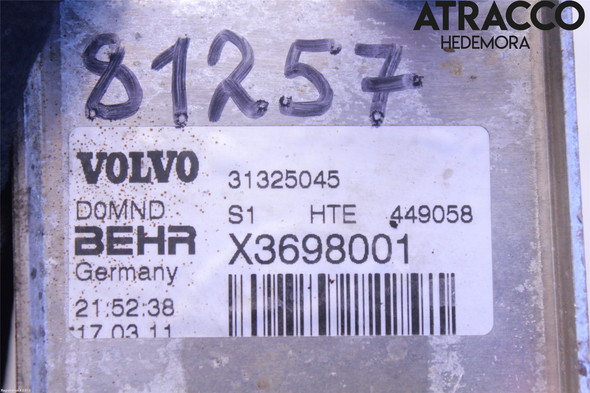 Volvo V60 11-13 Oljekylare Motor