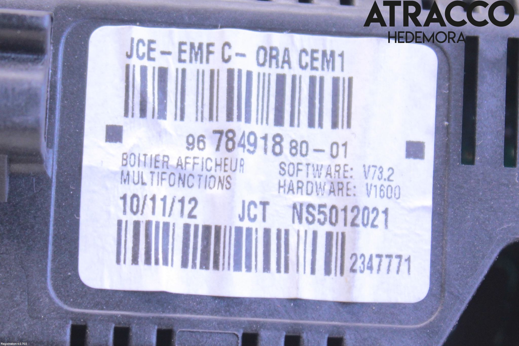 Citroen C5 08-17 Färddator