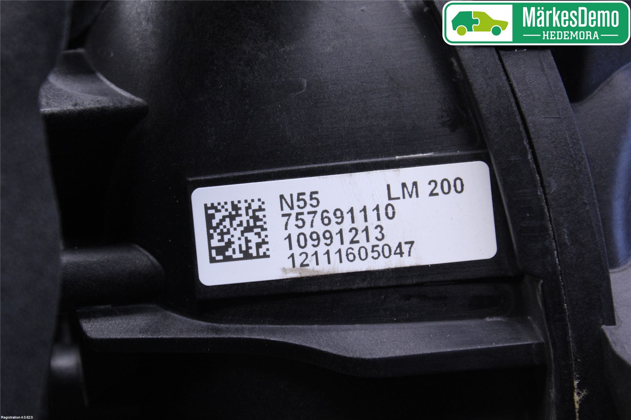 BMW 1 F20/F21 11-19 Grenrör Insug