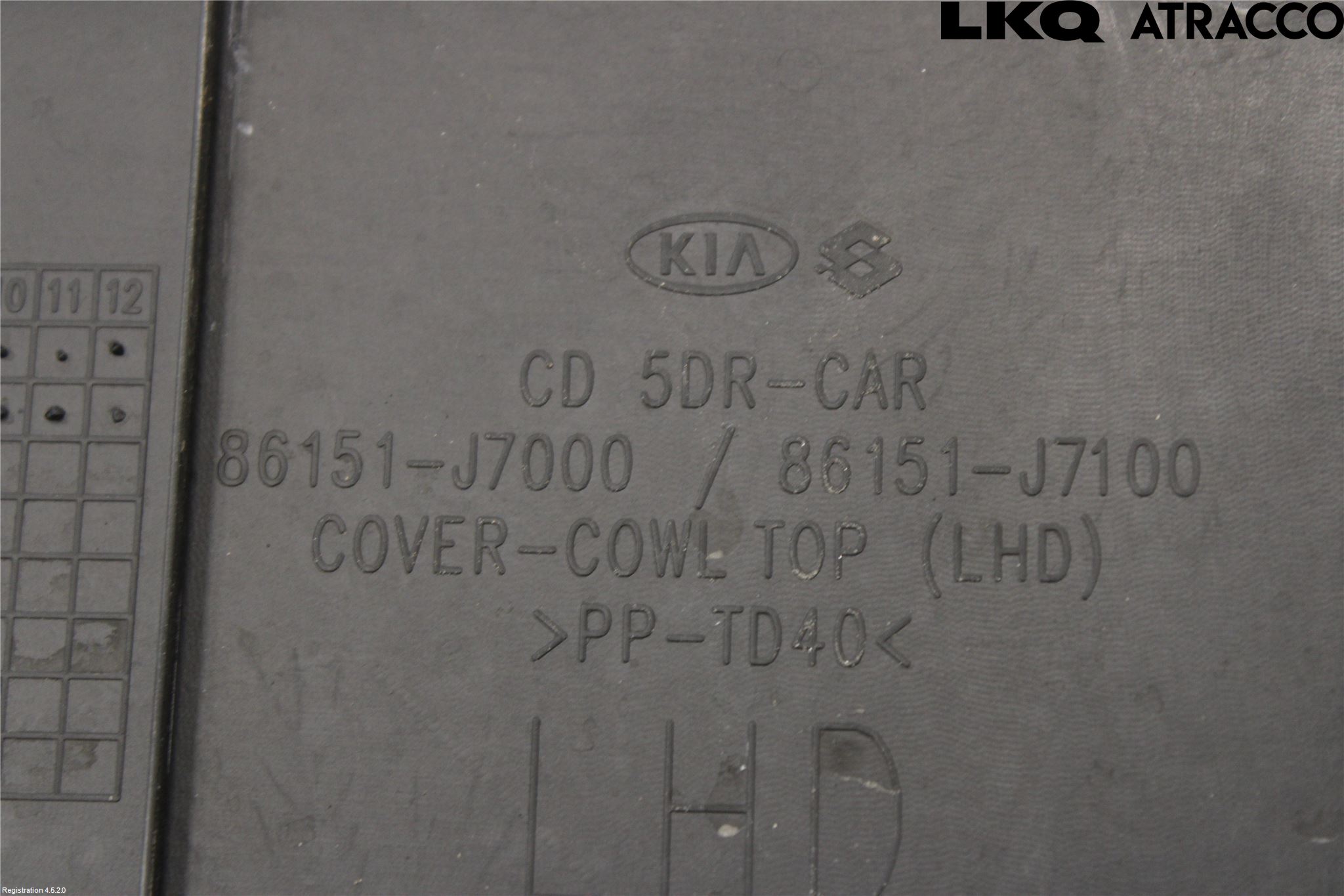 Kia CEED/CEED SW 19- Torpedplåt-Torpedplast