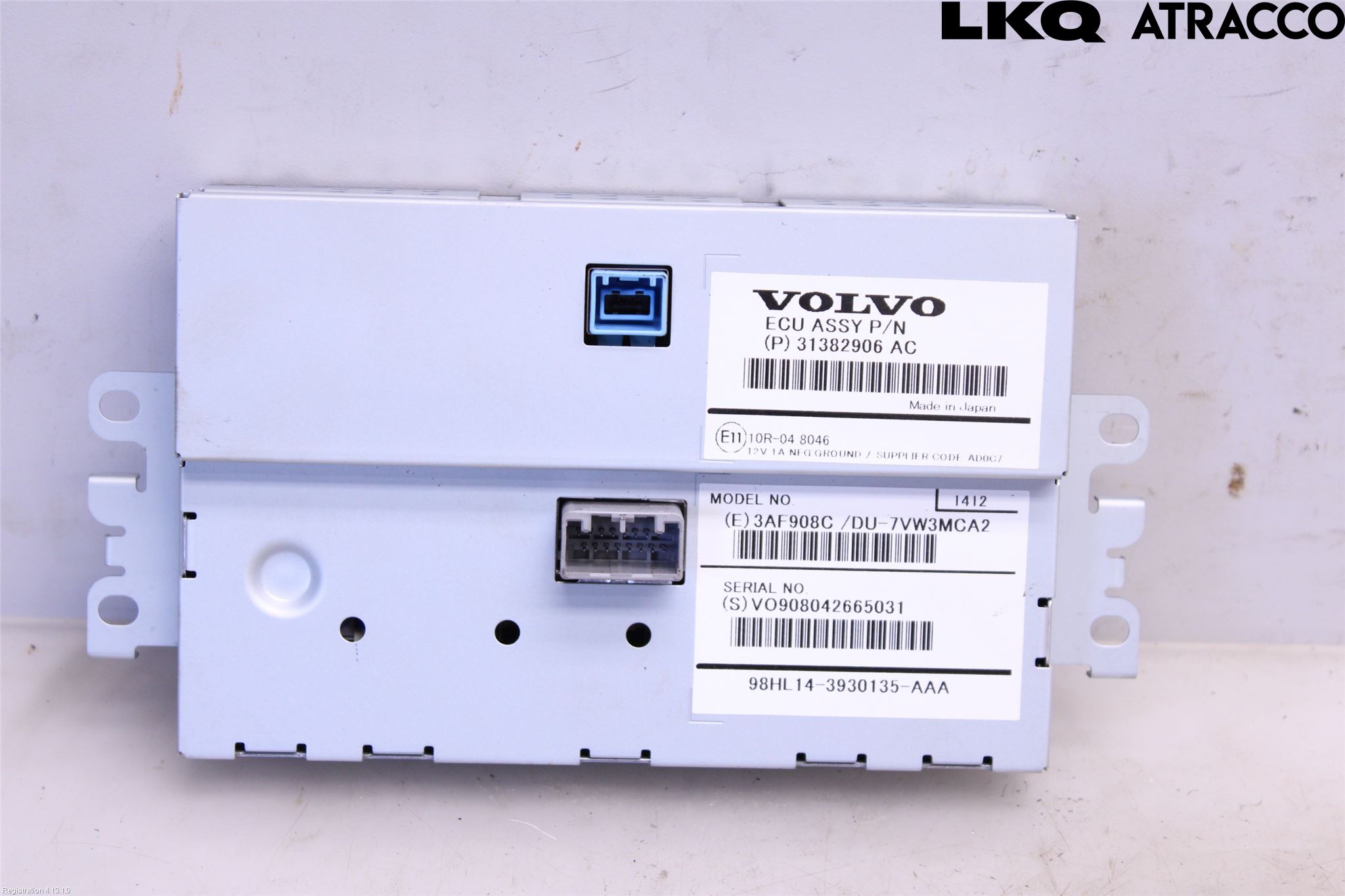 Volvo XC70 14-16 Kontrolldisplay