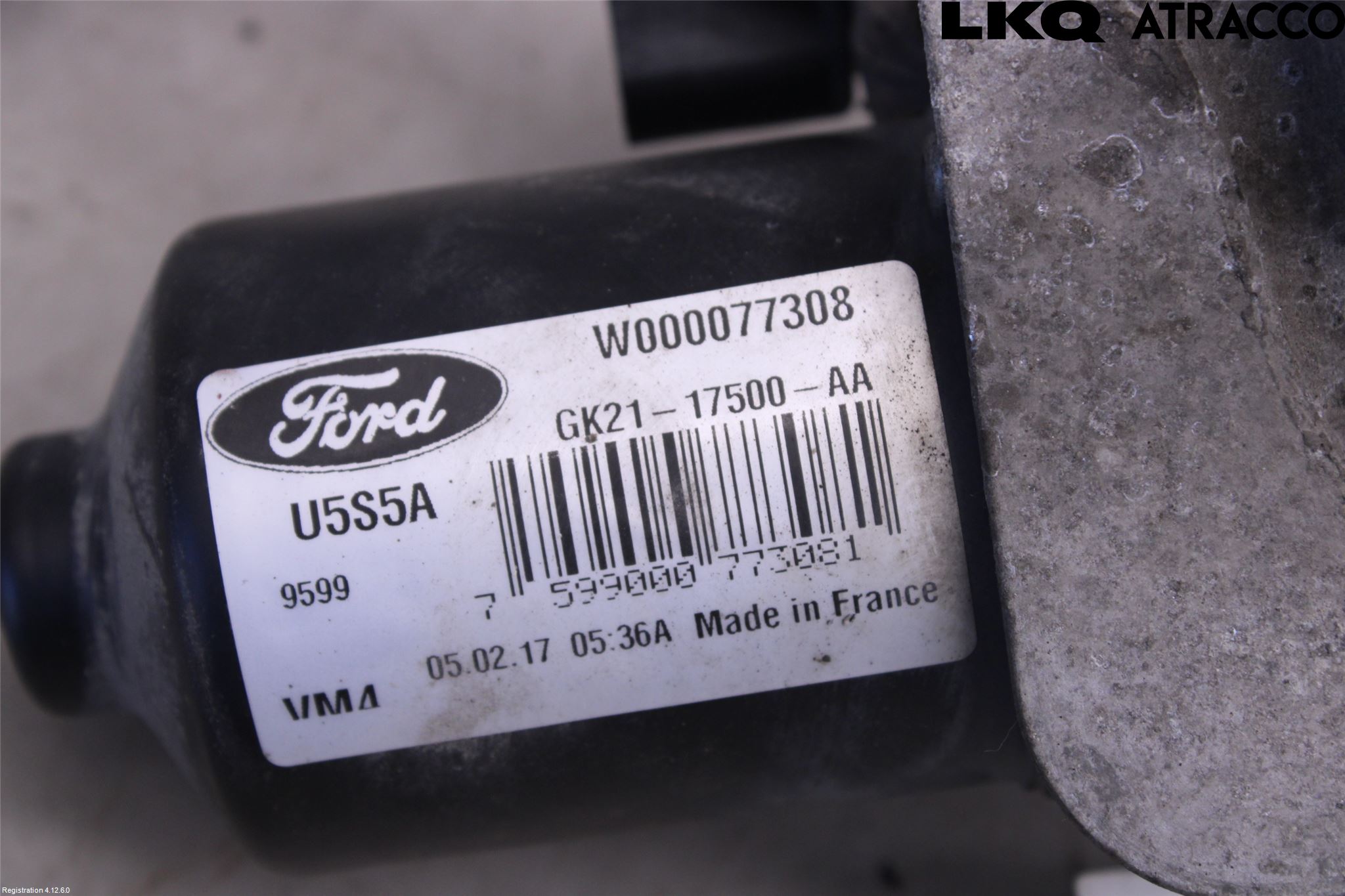 Ford TRANSIT SKÅP/BUSS 14-22 Torkarmotor Vindruta
