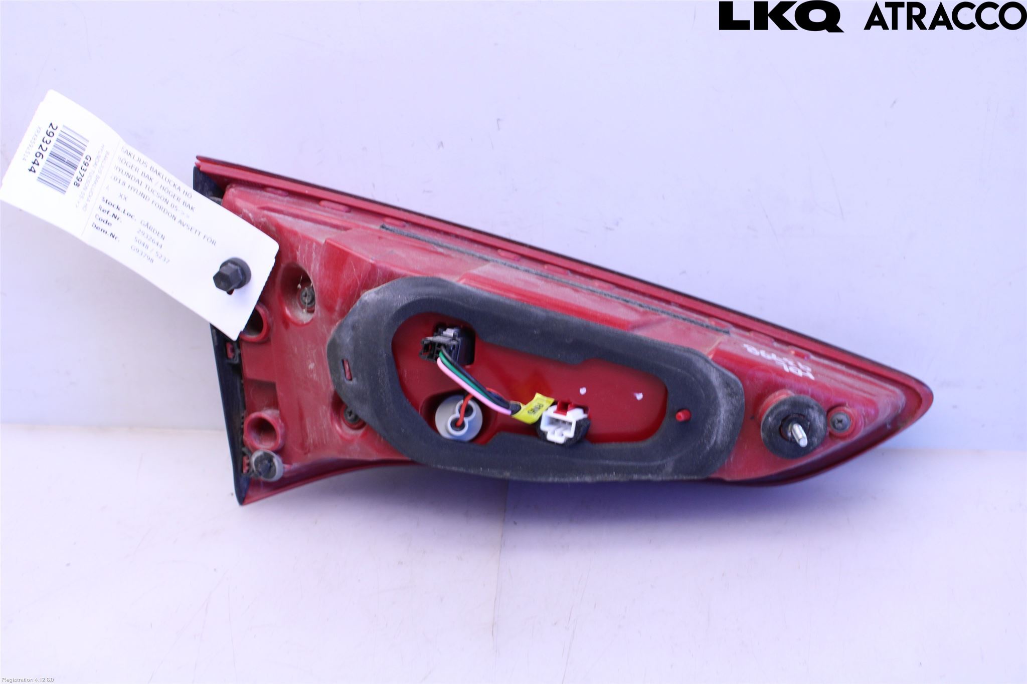Hyundai TUCSON 05- Bakljus Lucka Hö