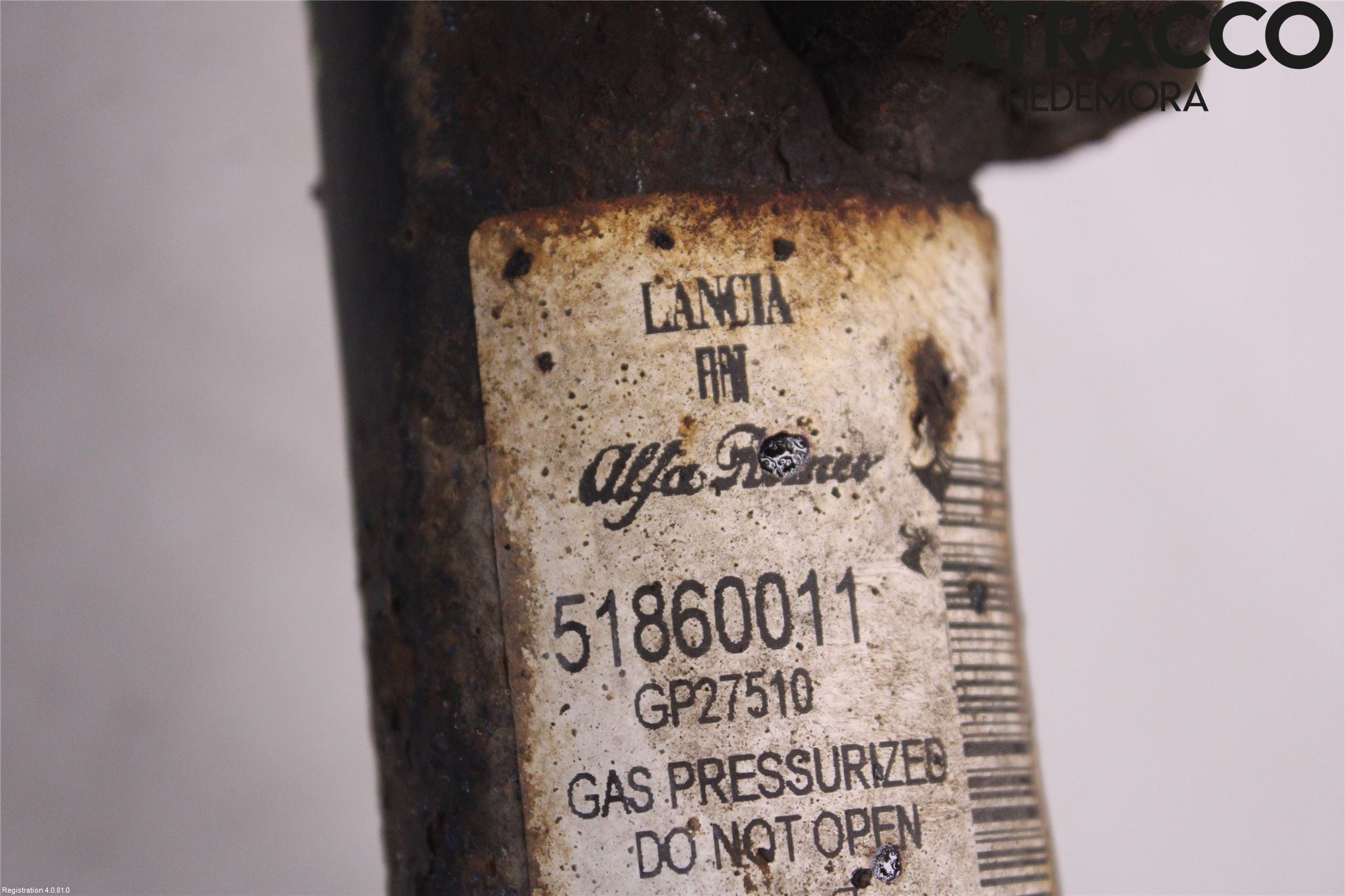 Fiat 500 07- Fjäderben Fram Höger