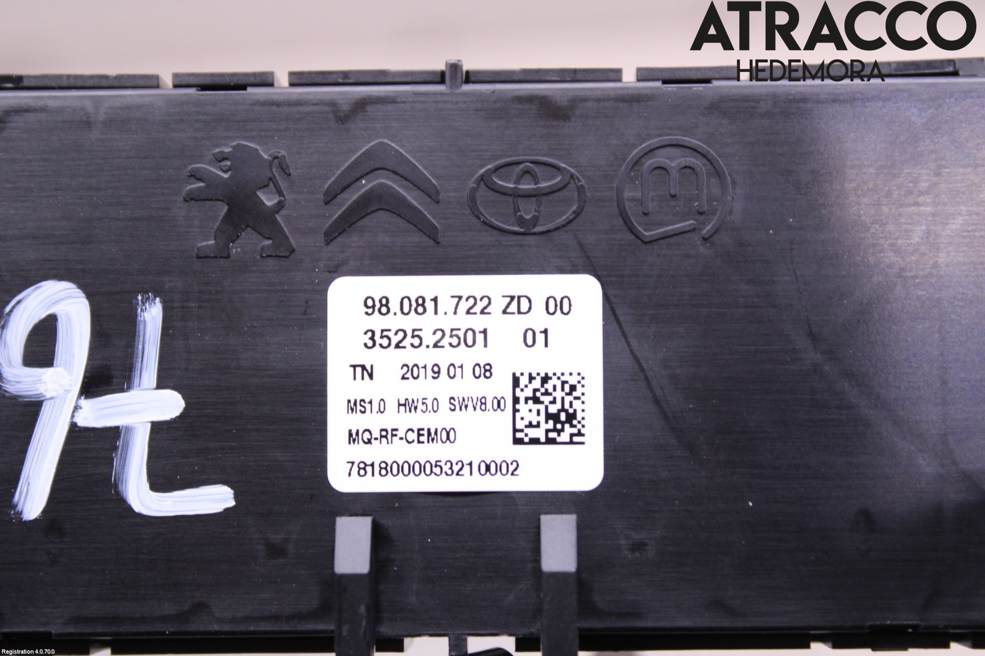 Citroen BERLINGO/E-BERLINGO 19- Ac Styrenhet Ac Manöveren