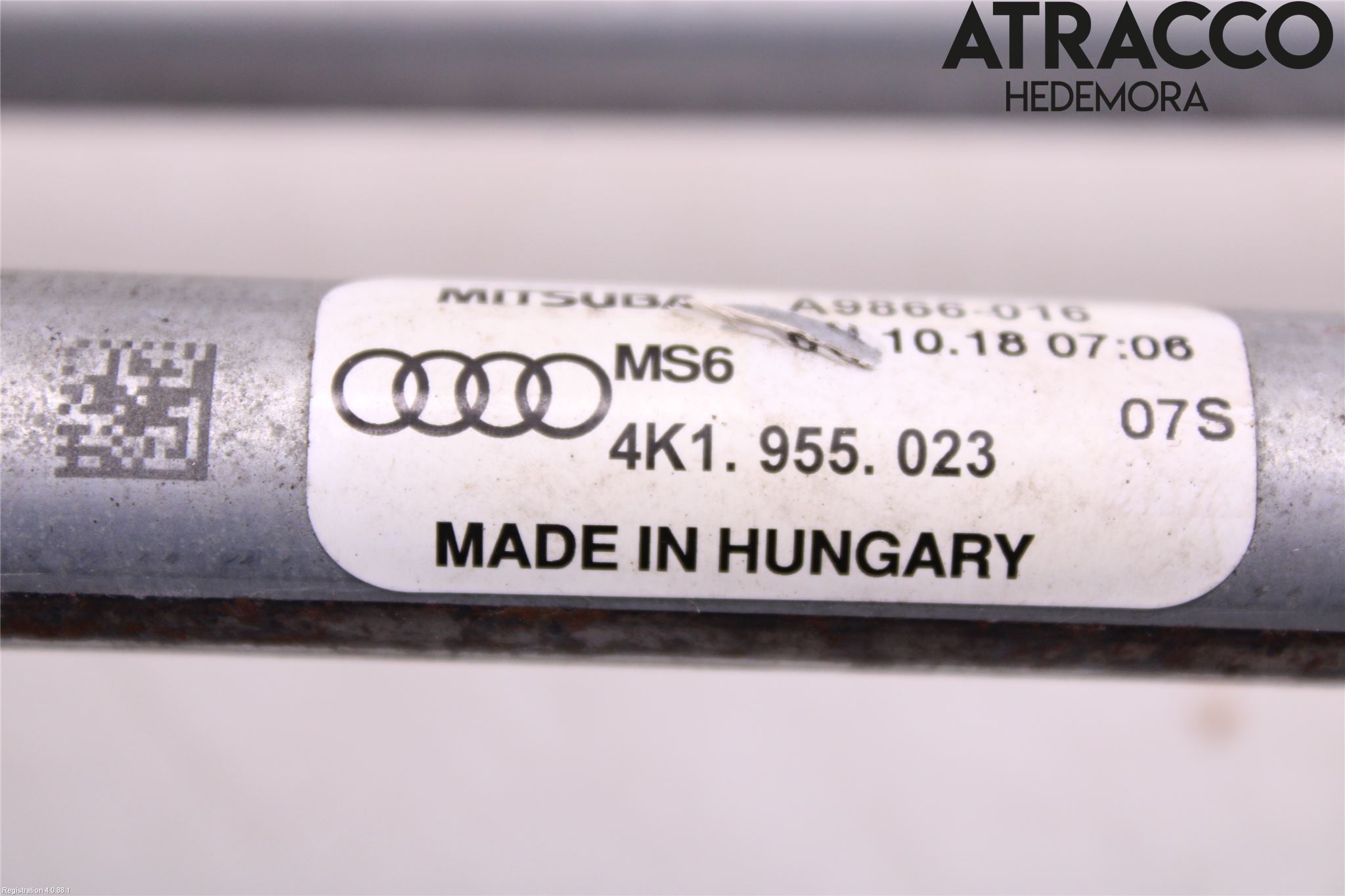 Audi A6 F2/C8 19- Torkarmekanism Vindruta