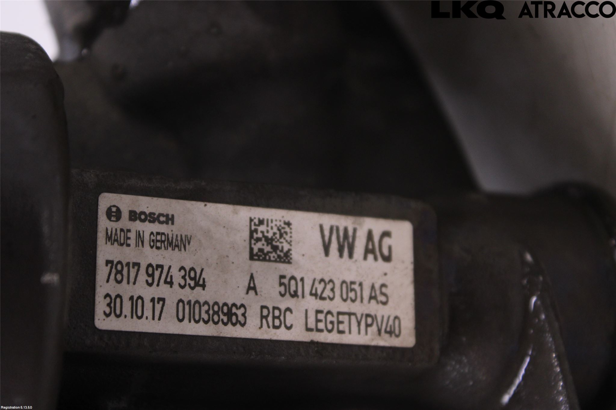 Volkswagen VW GOLF / E-GOLF VII 13-20 Styrväxel-Snäcka Elektrisk