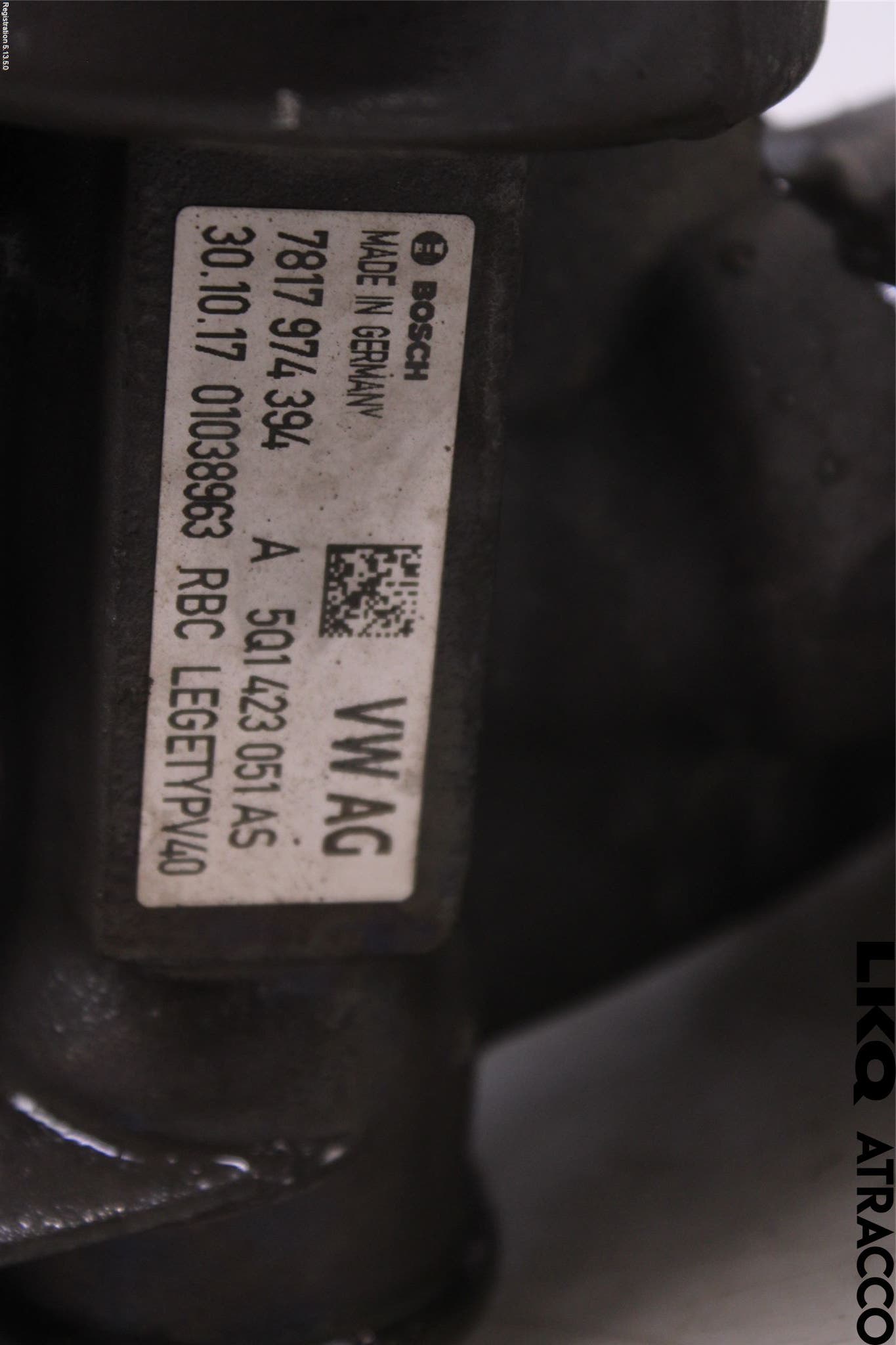 Volkswagen VW GOLF / E-GOLF VII 13-20 Styrväxel-Snäcka Elektrisk