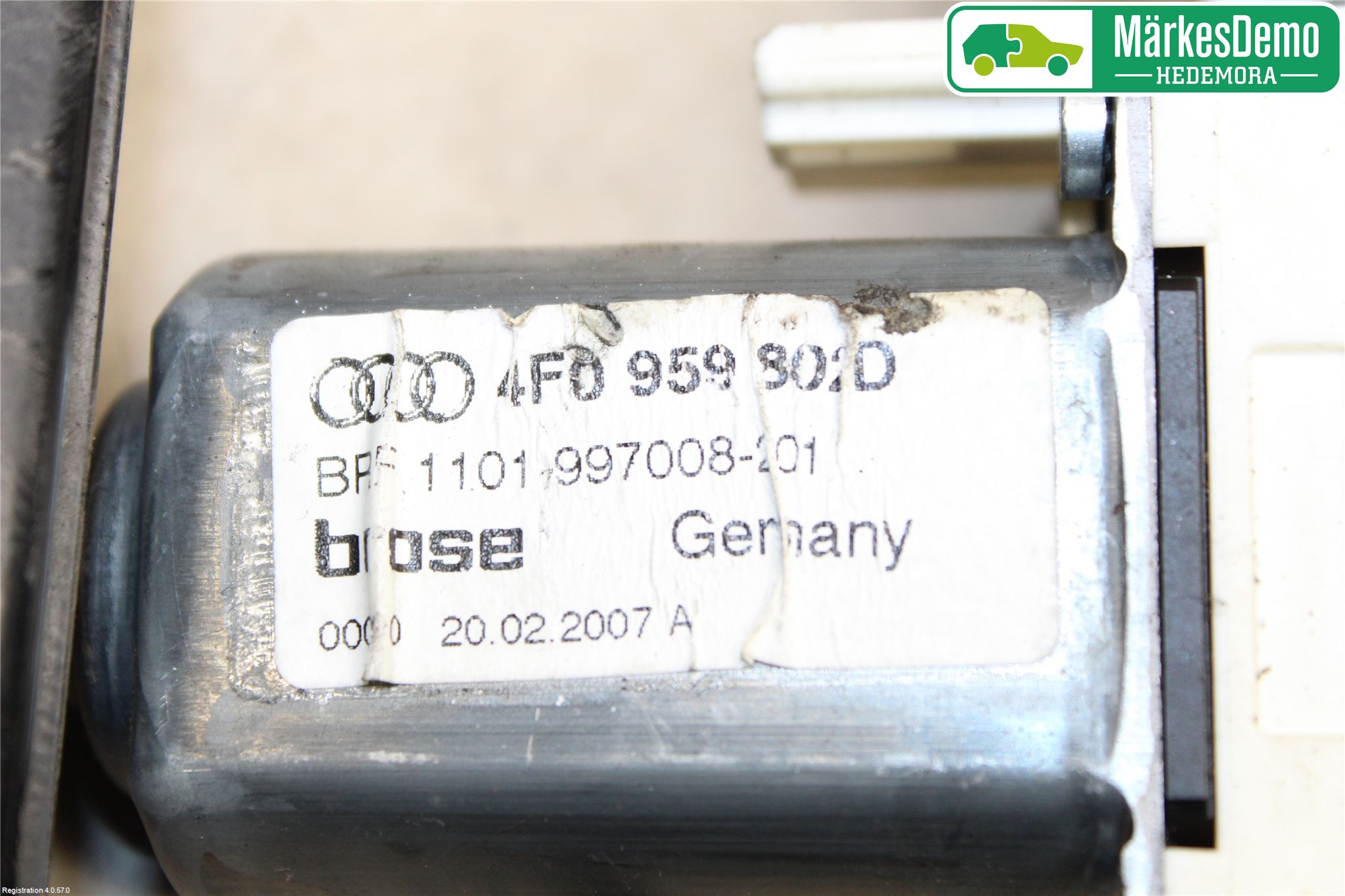 Audi A6/S6     05-11 Fönsterhiss El Kompl