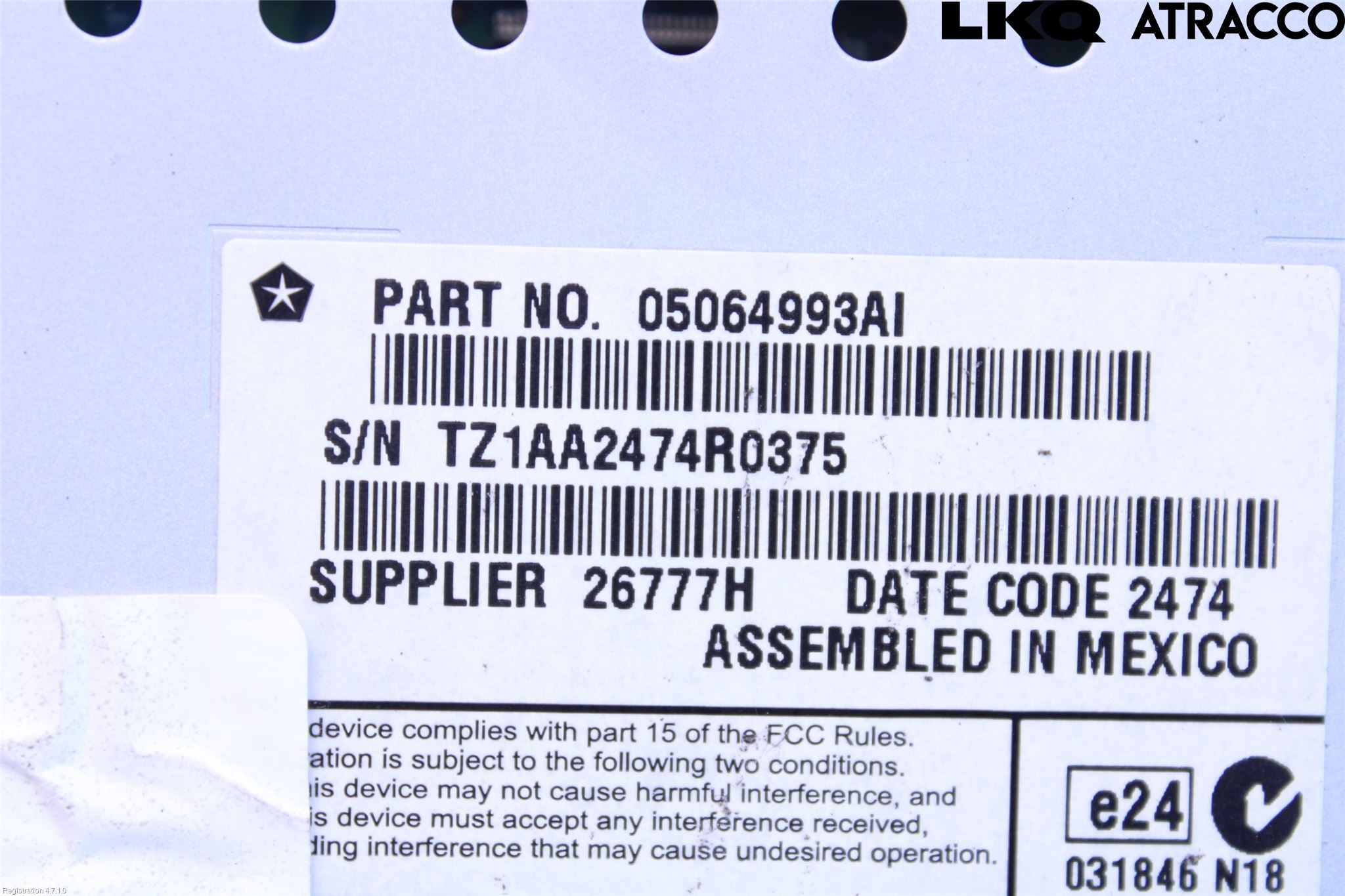 Fiat FREEMONT Multifunktionsdisplay