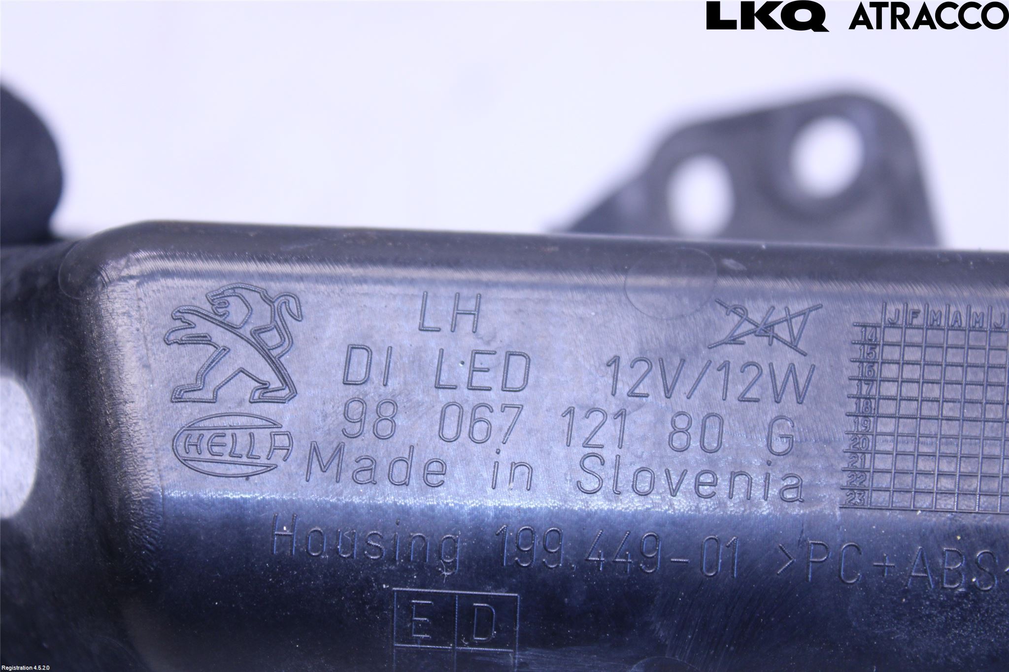 Peugeot 308 14-21 Positionsljus Fram Vä