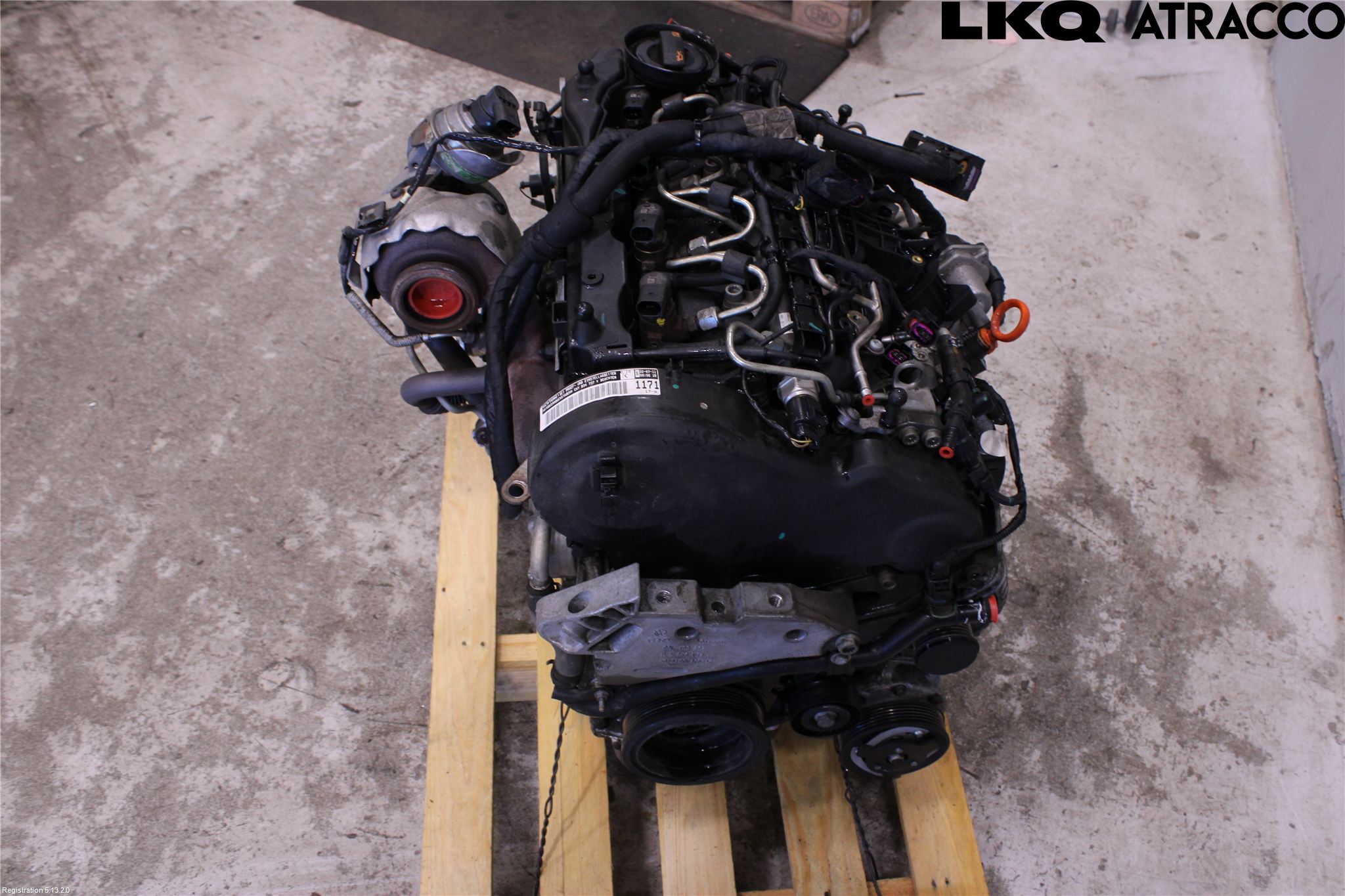 Volkswagen VW GOLF VI 09-13 Motor Diesel
