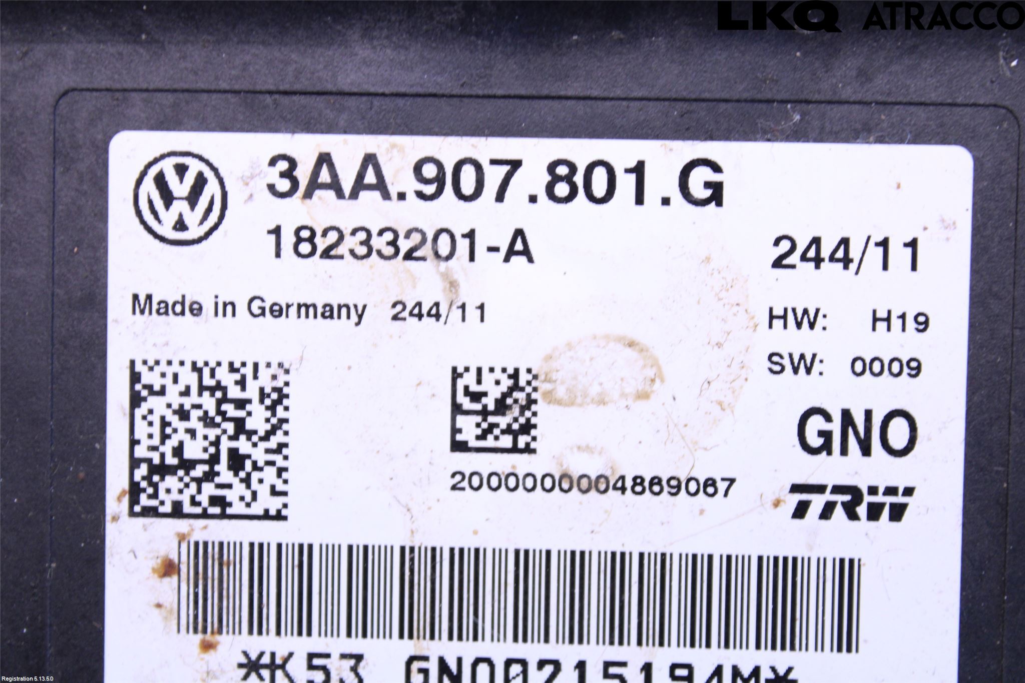 Volkswagen VW SHARAN 11- Styrenhet Parkbroms Epb